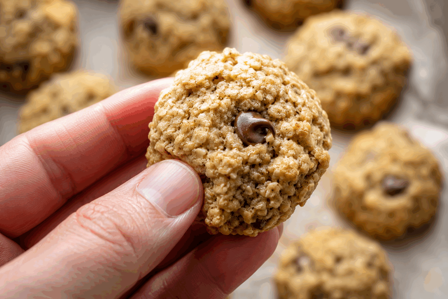 Mini biscuits sans farine et sans gluten, prêts en 5 minutes, un vrai régal ! 🔥 Description Ces mini biscuits sont une gourmandise légère et saine, parfaite pour ceux qui évitent le gluten et la farine traditionnelle. Rapidement prêts en seulement 5 minutes, ils allient croustillant et fondant avec une touche gourmande. Idéaux pour une pause snack ou un petit dessert improvisé, ils séduiront petits et grands! Informations Temps de préparation : 3 minutes Temps de cuisson : 5 minutes Nombre de portions : 12 pièces Difficulté : Facile Ingrédients Pour les mini biscuits 100 g de poudre d’amandes 2 cuillères à soupe de sucre de coco (ou sucre roux) 1 œuf 1 cuillère à café d’extrait de vanille 1 pincée de sel 30 g de pépites de chocolat noir (optionnel) Un peu d’huile de coco ou beurre pour la cuisson Préparation Préchauffe le four à 180°C (chaleur statique). Dans un bol, mélange la poudre d’amandes, le sucre de coco et la pincée de sel. Ajoute l’œuf et l’extrait de vanille, puis mélange bien jusqu’à obtenir une pâte homogène. Incorpore délicatement les pépites de chocolat si tu choisis d’en mettre. Forme des petites boules de pâte (environ 2 cm de diamètre) et aplatis-les légèrement sur une plaque recouverte de papier sulfurisé, en espaçant bien les biscuits. Badigeonne légèrement le dessus avec un peu d’huile de coco ou beurre fondu pour un aspect brillant et une belle cuisson. Enfourne pour 5 minutes, surveille attentivement : les biscuits doivent être dorés sur les bords mais encore tendres au centre. Laisse refroidir quelques minutes avant de décoller délicatement les biscuits de la plaque. Astuces Pour un goût plus gourmand, ajoute une cuillère à soupe de beurre de noisettes ou d’amandes à la pâte. Si tu souhaites des biscuits plus croquants, prolonge la cuisson d’une à deux minutes en surveillant bien. Ces biscuits se conservent 2 jours dans une boîte hermétique à température ambiante. Tu peux remplacer la poudre d’amandes par un mélange de poudres de noix ou de noisettes pour varier les saveurs. Service Servez ces mini biscuits tièdes ou froids lors d’une pause café, d’un goûter ou pour accompagner un thé parfumé. Leur taille mini permet de les présenter facilement sur un plateau lors d’une réception ou d’un picnic gourmand. Ils sont parfaits pour une collation légère, saine et rapide à préparer.