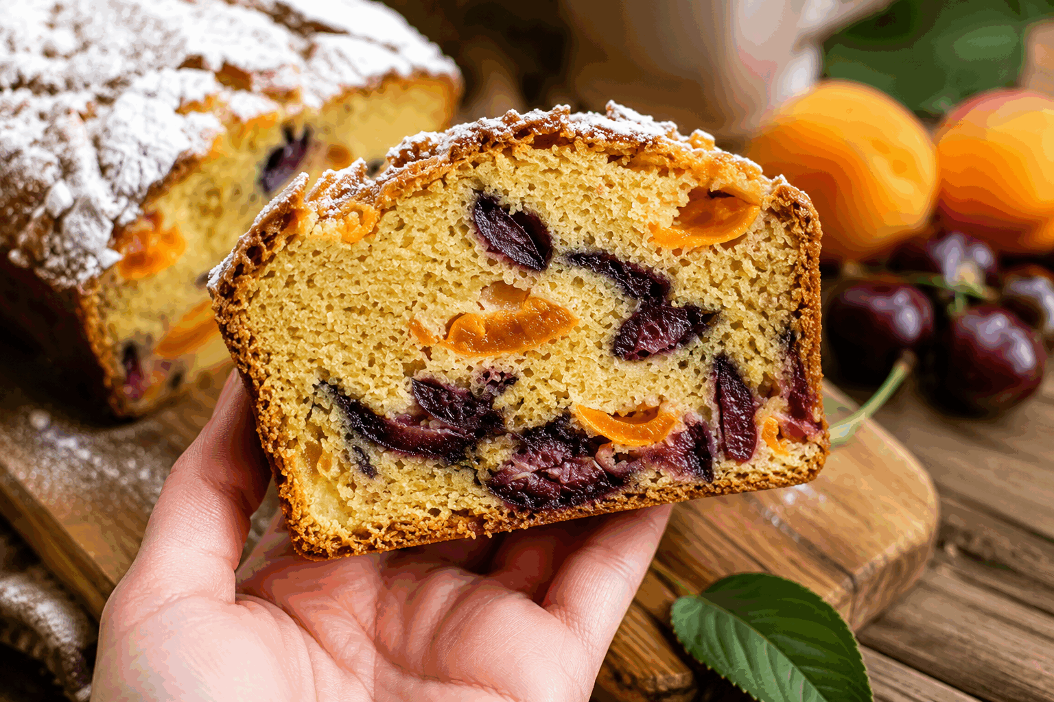 Moelleux aux fruits comme chez mamie, fondant et irrésistible en 30 minutes 😍 Description Ce moelleux aux fruits est un délicieux gâteau tendre et fondant, évoquant les douceurs d’antan préparées avec amour par nos grands-mères. Parfumé et généreux en fruits, il se déguste aussi bien au goûter qu’en dessert, pour un moment de réconfort simple et authentique. Informations Temps de préparation : 10 minutes Temps de cuisson : 20 minutes Nombre de portions : 6 parts Difficulté : Facile Ingrédients Pour le moelleux 150 g de farine de blé 100 g de sucre en poudre 3 œufs 100 g de beurre fondu 1 sachet de levure chimique (10 g) 1 pincée de sel 10 cl de lait 1 cuillère à café d’extrait de vanille Pour les fruits 200 g de fruits frais (pommes, poires, ou fruits rouges selon saison) 1 cuillère à soupe de sucre roux (facultatif) 1 cuillère à café de jus de citron (si fruits à chair blanche) Préparation Préchauffe le four à 180°C (th.6). Si tu utilises des pommes ou poires, épluche-les, coupe-les en petits morceaux, arrose-les de jus de citron pour éviter qu’ils ne noircissent. Dans un saladier, bats les œufs avec le sucre jusqu’à ce que le mélange blanchisse et devienne mousseux. Ajoute la farine tamisée avec la levure et la pincée de sel, puis mélange doucement. Incorpore le beurre fondu, le lait et l’extrait de vanille, mélange jusqu’à obtenir une pâte homogène. Incorpore délicatement les morceaux de fruits à la pâte pour bien les répartir. Verse la préparation dans un moule beurré et fariné (ou recouvert de papier cuisson) de 20 cm de diamètre environ. Enfourne pour 20 minutes environ, vérifie la cuisson avec la pointe d’un couteau : elle doit ressortir sèche. Laisse tiédir avant de démouler pour garder tout le moelleux. Astuces Pour un moelleux encore plus fondant, remplace le lait par du fromage blanc nature. Varie les fruits selon la saison : fruits rouges en été, pommes ou poires en automne. Pour intensifier le goût, ajoute un zeste d’agrume (citron ou orange) à la pâte. Conserve le gâteau dans une boîte hermétique à température ambiante pour préserver sa texture moelleuse. Service Servez ce moelleux aux fruits tiède ou à température ambiante, accompagné d’un thé ou d’un café. Il se marie aussi très bien avec une boule de glace vanille ou une cuillère de crème fraîche pour un dessert gourmand. Parfait pour un goûter convivial en famille ou entre amis.