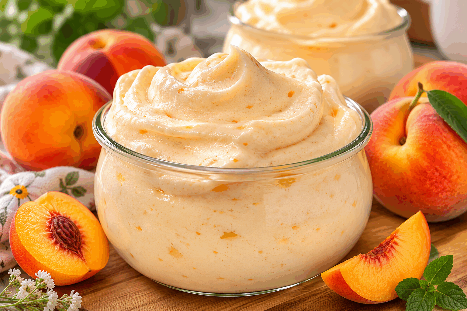 Mousse d’abricots express sans crème ni gélatine, prête en 5 minutes 😍 Description Cette mousse d’abricots légère et fruitée est une alternative rapide et saine aux mousses traditionnelles. Sans crème ni gélatine, elle offre une texture aérienne grâce à l’utilisation de blancs d’œufs ou d’aquafaba. Idéale pour une gourmandise fraîche et estivale, elle se prépare en seulement cinq minutes. Informations Temps de préparation : 5 minutes Temps de cuisson : 0 minute Nombre de portions : 4 personnes Difficulté : Facile Ingrédients Pour la mousse 300 g d'abricots bien mûrs 3 blancs d’œufs frais (ou 100 ml d’aquafaba pour une version végétalienne) 40 g de sucre en poudre 1 cuillère à soupe de jus de citron Préparation Lave, dénoyaute et coupe les abricots en morceaux. Mixe les abricots avec le jus de citron jusqu’à obtenir une purée lisse. Monte les blancs d’œufs en neige ferme en incorporant progressivement le sucre. Incorpore délicatement la purée d’abricots aux blancs montés à l’aide d’une spatule, en réalisant des mouvements enveloppants pour ne pas casser la mousse. Verse la préparation dans des verrines ou des coupes et réfrigère au minimum 1 heure pour que la mousse prenne bien. Astuces Utilise des abricots bien mûrs pour une saveur intense et une texture plus douce. Si tu utilises de l’aquafaba, fais-le monter très froid pour une meilleure tenue. Tu peux remplacer le sucre par du miel ou du sirop d’agave selon tes goûts. Pour un dessert encore plus gourmand, ajoute quelques feuilles de menthe fraîche ou un coulis de fruits rouges au moment du service. Service Serre cette mousse bien fraîche, accompagnée éventuellement de biscuits sablés ou d’un coulis de fruits rouges. Parfaite pour un dessert léger lors des journées chaudes ou pour clôturer un repas en douceur et sans lourdeur.