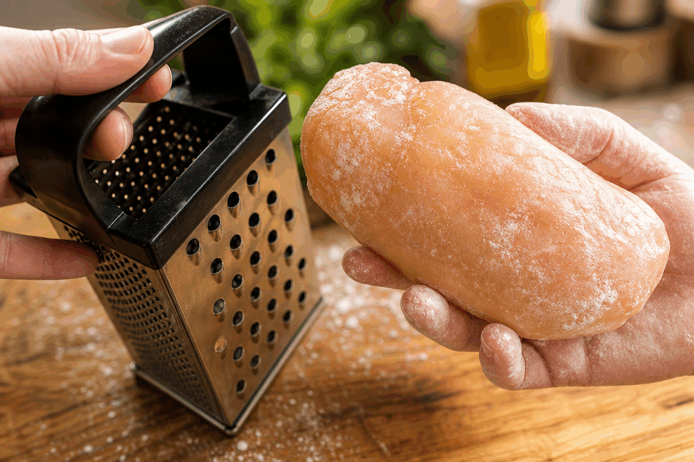 Ne décongelez plus votre poulet, 5 ingrédients et c’est prêt en un rien de temps 🔥 Description Cette recette rapide et savoureuse permet de cuisiner du poulet directement sorti du congélateur, sans attendre la décongélation. Avec seulement cinq ingrédients simples, elle offre un plat tendre et parfumé, parfait pour les soirées pressées. Une solution pratique et gourmande qui gagne à être connue. Informations Temps de préparation : 10 minutes Temps de cuisson : 30 minutes Nombre de portions : 4 personnes Difficulté : Facile Ingrédients Pour le poulet 600 g de blancs de poulet congelés 2 cuillères à soupe d’huile d’olive 1 cuillère à soupe de jus de citron 3 gousses d’ail 1 cuillère à café de paprika doux Sel et poivre du moulin Préparation Préchauffe le four à 200°C (chaleur tournante de préférence). Dans un petit bol, mélange l’huile d’olive, le jus de citron, l’ail pressé, le paprika, le sel et le poivre. Place les blancs de poulet congelés dans un plat allant au four. Verse la marinade sur le poulet en veillant à bien l’enrober, même s’il est congelé. Recouvre le plat d’un papier aluminium pour conserver l’humidité et éviter que le poulet ne se dessèche. Enfourne et laisse cuire pendant 25 minutes. Retire le papier aluminium puis prolonge la cuisson 5 minutes pour faire légèrement dorer la surface. Vérifie la cuisson : la chair doit être bien blanche et tendre, sans trace rosée à l’intérieur. Astuces Utilise un plat avec couvercle ou couvre bien avec une feuille d’aluminium pour conserver l’humidité pendant la cuisson. Si tu disposes d’un thermomètre de cuisson, vise 75°C au cœur du poulet pour garantir la sécurité alimentaire. Pour varier les saveurs, remplace le paprika par du curry ou du thym séché. Accompagne ce poulet d’un riz pilaf ou de légumes sautés pour un repas complet et équilibré. Service Servez ce poulet rapidement préparé avec des légumes frais sautés ou une salade verte croquante. Cette recette est parfaite pour un diner de semaine express ou lorsque vous manquez de temps, tout en régalant toute la famille avec un plat sain et savoureux.