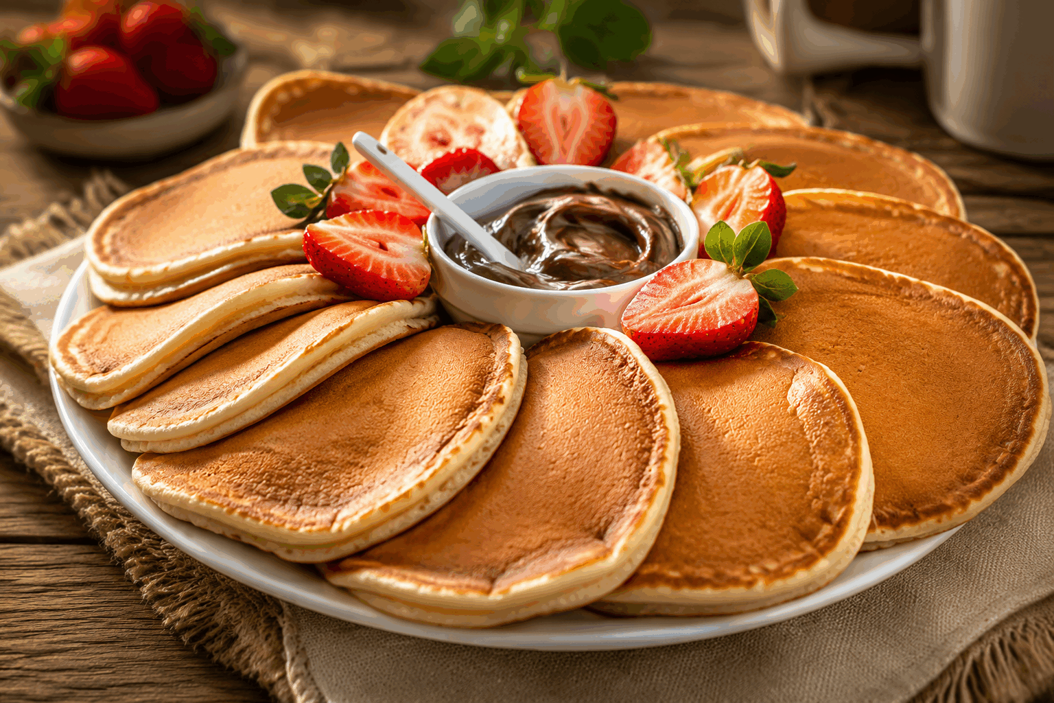 Pancakes ultra moelleux en 5 minutes, la recette que je refais tout le temps ! 🔥 Description Ces pancakes ultra moelleux sont parfaits pour un petit-déjeuner gourmand et rapide. Leur texture légère et aérienne séduit tous les palais, même les plus exigeants. Rapides à préparer, ils conviennent aussi bien aux matins pressés qu’aux brunchs en famille. Informations Temps de préparation : 5 minutes Temps de cuisson : 10 minutes Nombre de portions : 4 personnes (environ 8 pancakes) Difficulté : Facile Ingrédients Pour la pâte 250 g de farine de blé 30 g de sucre en poudre 1 sachet de levure chimique (environ 11 g) 1 pincée de sel 2 œufs 300 ml de lait 50 g de beurre fondu 1 cuillère à café d’extrait de vanille (facultatif) Préparation Tamise la farine, la levure chimique, le sucre et la pincée de sel dans un grand saladier. Dans un autre récipient, bats les œufs avec le lait et l’extrait de vanille, puis incorpore le beurre fondu tiède. Verse progressivement le mélange liquide sur les ingrédients secs en fouettant doucement pour éviter les grumeaux, sans trop travailler la pâte. Laisse reposer la pâte 2 minutes pendant que tu préchauffes une poêle à feu moyen (environ 160-170°C). Verse une petite louche de pâte dans la poêle légèrement graissée (beurre ou huile légère) pour former un pancake de 10 cm environ. Cuits 2 à 3 minutes jusqu’à ce que des petites bulles apparaissent à la surface et que les bords soient légèrement secs. Retourne le pancake et cuis 1 à 2 minutes de l’autre côté jusqu’à ce qu’il soit doré. Répète l’opération avec le reste de la pâte en maintenant les pancakes au chaud sous un torchon propre. Astuces Ne mélange pas trop la pâte pour conserver une texture légère et éviter qu’elle devienne caoutchouteuse. Utilise du lait tiède pour que la pâte soit plus homogène et favorise la levée rapide. Pour vérifier la température de la poêle, dépose une goutte de pâte : elle doit grésiller doucement sans brûler aussitôt. Tu peux remplacer le beurre par de l’huile de tournesol pour une version plus légère. Service Sers ces pancakes nappés de sirop d’érable, accompagnés de fruits frais ou d’une cuillère de confiture. Ils sont idéaux pour un petit-déjeuner convivial ou un brunch dominical gourmand.