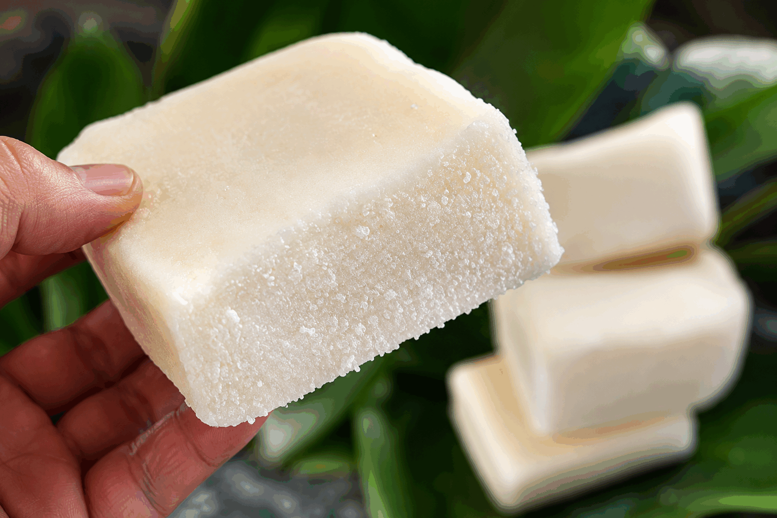 Pâte coco vanille maison en 5 minutes, le secret pour fondre de plaisir 🔥 Description Cette pâte coco vanille est une préparation gourmande et rapide, idéale pour agrémenter vos desserts ou tartines. Sa texture onctueuse et fondante ainsi que son arôme délicat de vanille vous transportent immédiatement sous les tropiques. Parfaite pour une pause sucrée improvisée, elle fera fondre de plaisir petits et grands. Informations Temps de préparation : 5 minutes Temps de cuisson : 0 minute Nombre de portions : 4 à 6 portions Difficulté : Facile Ingrédients Pour la pâte coco vanille 200 g de noix de coco râpée finement 100 g de sucre glace 2 cuillères à soupe d'huile de coco fondue 1 cuillère à café d’extrait naturel de vanille 30 ml de lait de coco (ou plus selon la texture désirée) Une pincée de sel Préparation Mélangez la noix de coco râpée et le sucre glace dans un bol. Ajoutez l’huile de coco fondue puis l’extrait de vanille et la pincée de sel. Versez progressivement le lait de coco tout en mélangeant pour obtenir une pâte homogène et légèrement malléable. Ajustez la quantité de lait selon la consistance désirée. Fouettez rapidement pour obtenir une préparation lisse et onctueuse. Transférez la pâte dans un petit récipient hermétique et laissez-la reposer 5 minutes au réfrigérateur pour que les saveurs se développent et la texture s’affermisse légèrement. Astuces Privilégiez une huile de coco vierge et non raffinée pour un arôme plus intense et naturel. Pour une pâte plus sucrée, ajustez la quantité de sucre glace selon votre goût, ou remplacez-la par du sucre de coco pour une touche caramélisée. Conservez cette pâte au réfrigérateur dans un récipient hermétique et consommez-la dans les 3 jours pour garder toute sa fraîcheur. Vous pouvez également la parfumer avec une cuillère à café de rhum ambré pour une note exotique supplémentaire. Service Sert cette pâte coco vanille sur des tartines grillées, comme garniture pour crêpes, dans des yaourts nature ou encore en accompagnement de fruits frais. Elle est idéale pour un goûter rapide, un petit-déjeuner gourmand ou en finition d’un dessert exotique. Présentez-la dans un petit pot transparent pour un effet visuel appétissant et une dégustation conviviale.