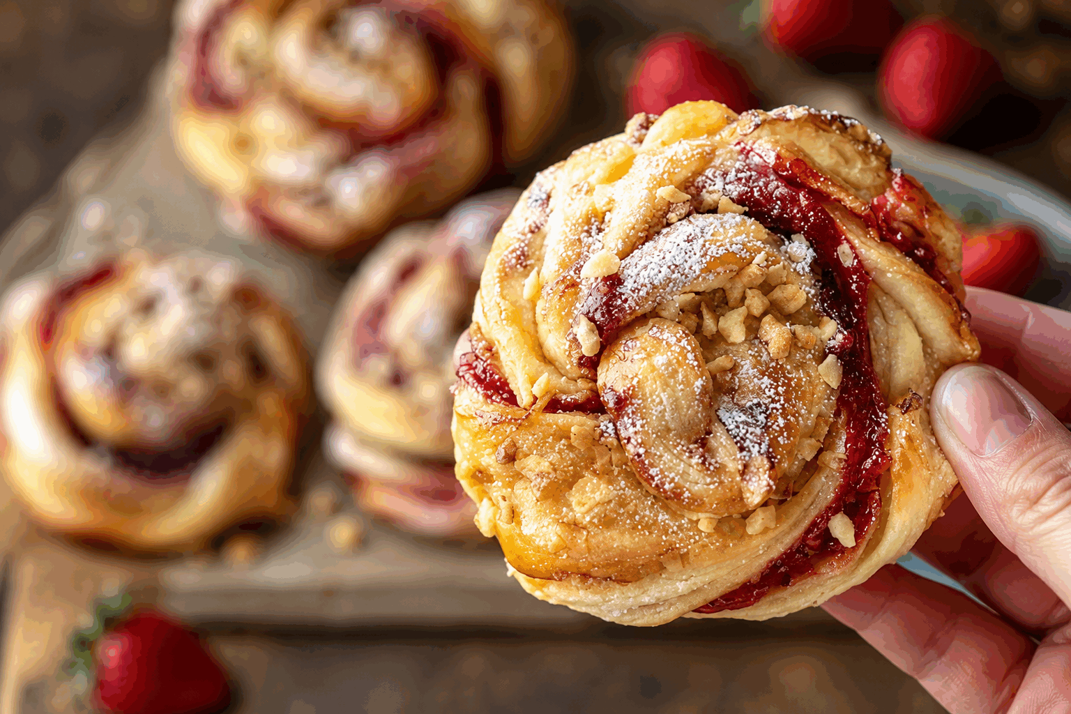 Pâte feuilletée : 5 minutes pour un dessert exquis qui fond en bouche 😍✨ Description Cette recette rapide de pâte feuilletée permet de réaliser un dessert gourmand, léger et croustillant qui fond délicatement en bouche. Parfait pour les occasions improvisées ou pour sublimer vos fruits favoris, ce dessert allie simplicité et finesse en un temps record. Informations Temps de préparation : 5 minutes Temps de cuisson : 15 minutes Nombre de portions : 4 Difficulté : Facile Ingrédients Pour la pâte feuilletée rapide 150 g de farine de blé 125 g de beurre froid 70 ml d'eau froide 1 pincée de sel Pour la garniture 3 pommes moyennes 30 g de sucre roux 1 cuillère à café de cannelle en poudre 1 cuillère à soupe de confiture d’abricots (optionnel, pour la brillance) Sucre glace (pour décorer) Préparation Coupe le beurre froid en petits cubes et mélange-le rapidement avec la farine et le sel du bout des doigts jusqu’à obtenir une texture sableuse. Ajoute l’eau froide progressivement et rassemble la pâte sans trop la travailler. Forme rapidement une boule, filme-la et réserve-la 10 minutes au réfrigérateur si possible. Préchauffe le four à 200°C (chaleur tournante). Étale la pâte sur un plan fariné en un rectangle ou un cercle selon ton moule. Pèle et coupe les pommes en fines lamelles, dispose-les harmonieusement sur la pâte en laissant un petit bord libre. Mélange le sucre roux et la cannelle puis saupoudre-les sur les pommes. Replie légèrement les bords de la pâte sur les pommes pour obtenir une forme rustique ou laisse ouvert selon ton goût. Enfourne pour 15 minutes, jusqu’à ce que la pâte soit dorée et croustillante. À la sortie du four, étale délicatement la confiture d’abricots sur les pommes pour une belle brillance. Laisse tiédir quelques minutes, puis saupoudre de sucre glace avant de servir. Astuces Utilise un beurre bien froid pour obtenir un feuilletage rapide et aéré. Ne travaille pas trop la pâte pour éviter qu’elle devienne élastique et dure après cuisson. Pour un dessert plus gourmand, accompagne cette tarte d’une boule de glace vanille ou d’une cuillère de crème fraîche. Si tu manques de temps, remplace la pâte maison par une pâte feuilletée du commerce pour gagner encore plus de rapidité. Service Sers ce dessert tiède, idéalement accompagné d’un thé ou d’un café. Il est parfait pour une fin de repas légère ou un goûter gourmand entre amis. Tu peux varier les fruits selon la saison : poires, pêches ou fruits rouges s’adaptent merveilleusement bien.