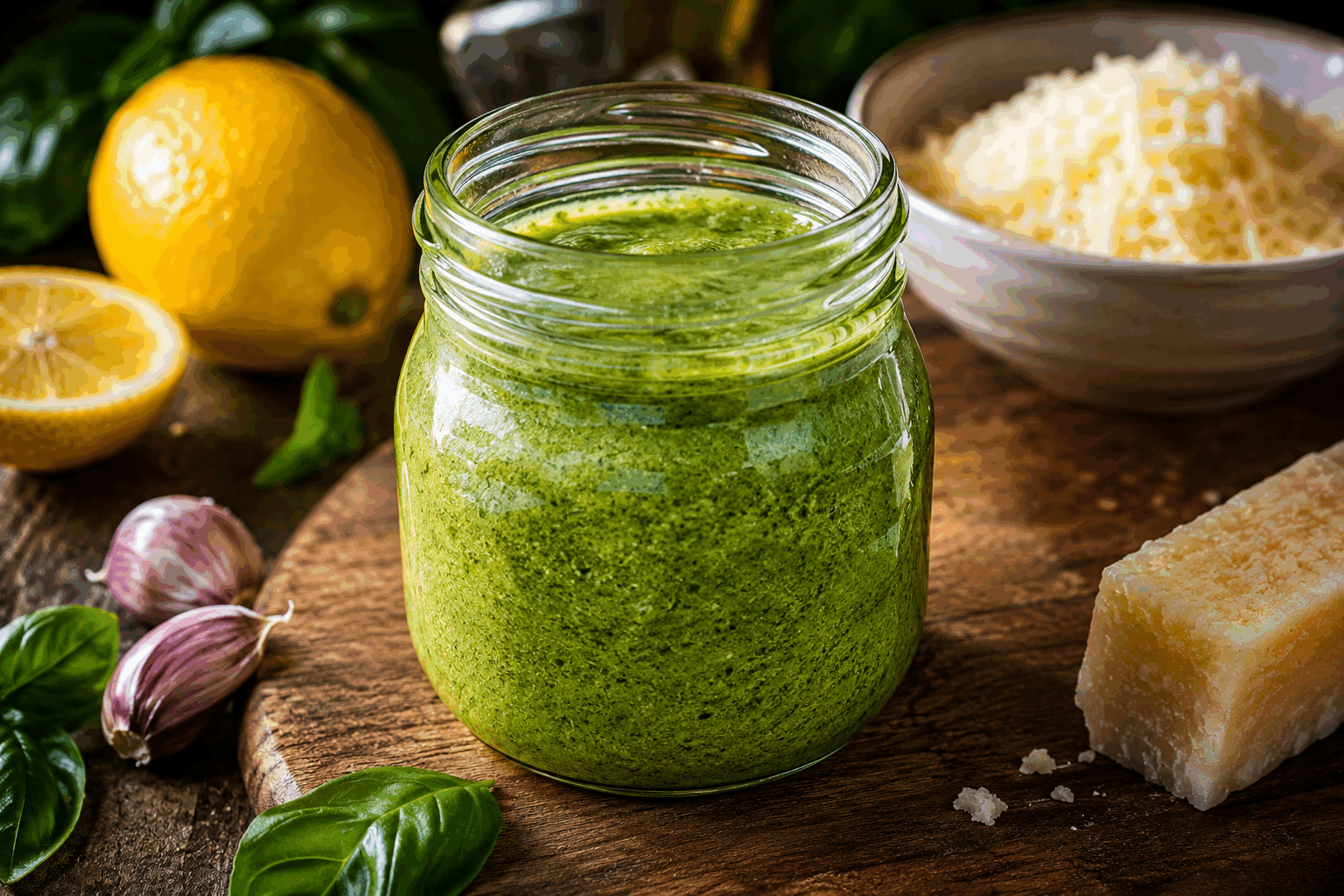 Pesto de graines de courge en 2 ingrédients : rapide, sain et délicieux ❤️