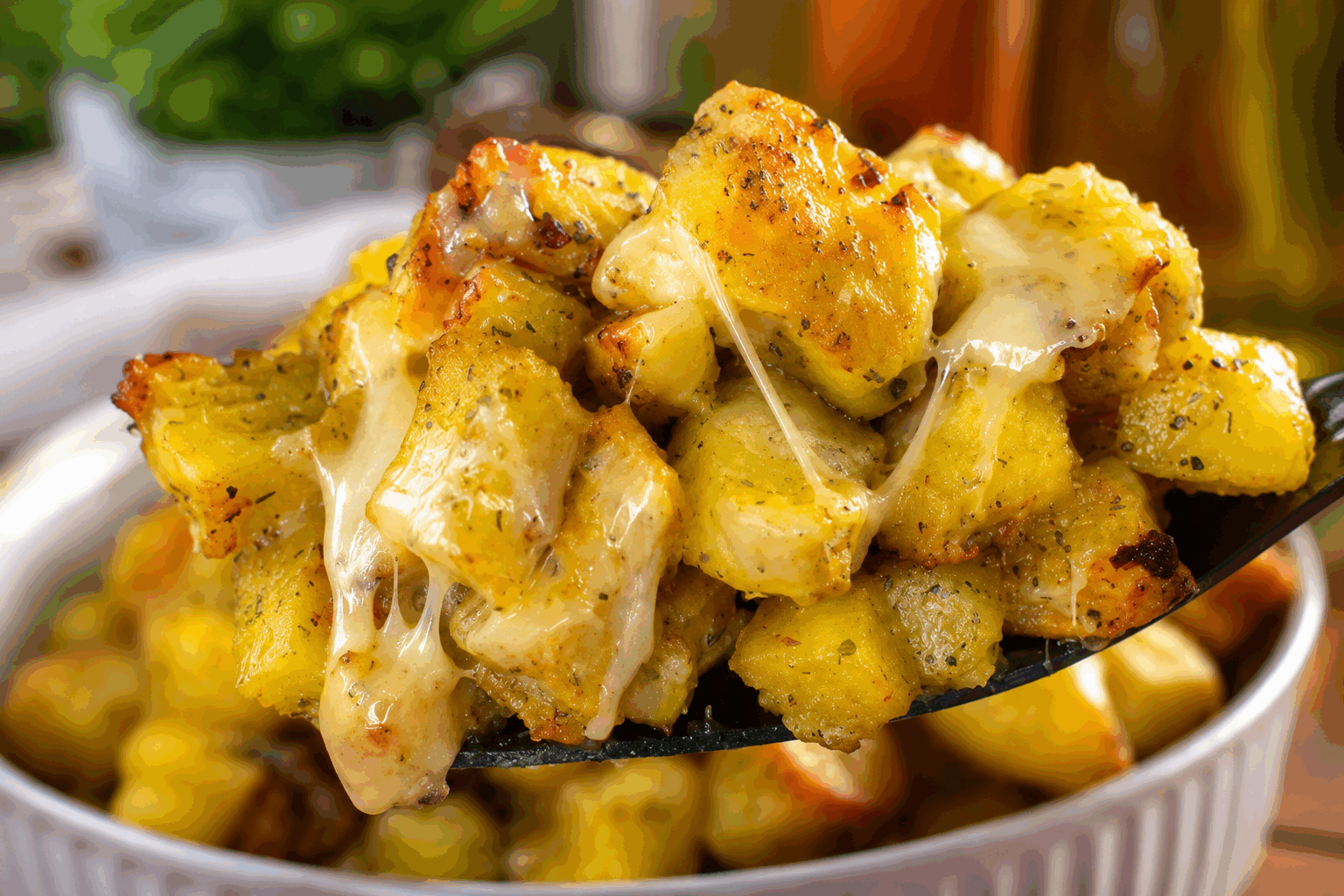 Pommes de terre fondantes au fromage en 10 minutes, tout le monde va craquer 😋✨ Description Ces pommes de terre fondantes au fromage sont un délice rapide et savoureux, parfait pour un repas improvisé. Leur texture tendre associée à un fromage fondant fait de ce plat une vraie gourmandise qui plaira à tous. Idéal pour accompagner une salade ou un plat de viande, ce classique express ravira petits et grands. Informations Temps de préparation : 5 minutes Temps de cuisson : 10 minutes Nombre de portions : 4 personnes Difficulté : Facile Ingrédients Pour les pommes de terre 600 g de pommes de terre à chair ferme 30 g de beurre 2 cuillères à soupe d'huile d'olive 1 gousse d'ail 1 branche de thym frais Sel et poivre du moulin Pour le fromage 150 g de fromage fondant (emmental, comté ou raclette) Préparation Épluche les pommes de terre et coupe-les en tranches de 1 cm environ. Chauffe le beurre et l'huile d'olive dans une poêle à feu moyen. Ajoute les tranches de pommes de terre en une seule couche, sale et poivre, puis ajoute la gousse d'ail écrasée et la branche de thym. Cuis-les 5 minutes à feu moyen sans les retourner, pour qu’elles dorent bien. Retourne délicatement les pommes de terre, couvre la poêle, baisse un peu le feu et laisse cuire encore 3 minutes pour qu’elles deviennent fondantes. Retire la gousse d'ail et le thym, puis répartis le fromage râpé sur les pommes de terre et couvre à nouveau la poêle. Laisse fondre le fromage 2 minutes à feu doux, surveille pour qu'il soit bien fondu mais pas brûlé. Sers immédiatement pour profiter de la texture fondante et du fromage chaud. Astuces Choisis des pommes de terre à chair ferme pour éviter qu'elles ne se défassent à la cuisson. Si tu manques de temps, utilise un couvre-poêle pour accélérer la fonte du fromage. Varie les fromages : le cheddar ou le mozzarella peuvent aussi très bien fonctionner pour un goût différent. Pour plus de gourmandise, ajoute une pincée de paprika ou un filet de crème fraîche avant de servir. Service Servez ces pommes de terre fondantes au fromage en accompagnement d’une viande grillée, d’une salade verte croquante, ou simplement avec une cuillère de crème fraîche pour un repas simple et réconfortant. Cette recette rapide est parfaite pour un dîner entre amis ou un déjeuner improvisé.