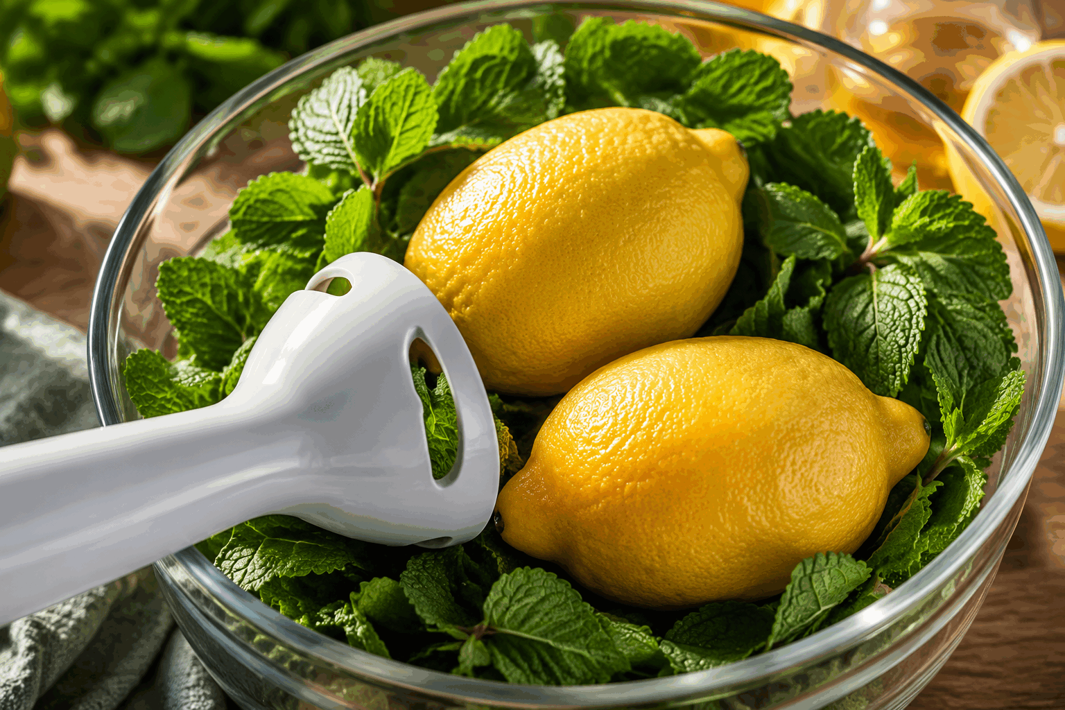 Quand je mélange citron et menthe au mixeur, ma famille est bluffée en 5 minutes ✨ Description Cette boisson fraîche et revitalisante combine la saveur acidulée du citron avec la fraîcheur tonique de la menthe. Parfaite pour les chaudes journées d’été, elle surprend par son équilibre rafraîchissant et sa simplicité d’exécution. Idéale à déguster en famille ou entre amis, elle apporte une touche de légèreté et de bien-être en un temps record. Informations Temps de préparation : 5 minutes Temps de cuisson : 0 minute Nombre de portions : 4 verres Difficulté : Facile Ingrédients Pour la boisson 2 citrons jaunes bio (pour le jus et zeste) 15 g de feuilles de menthe fraîche 500 ml d'eau froide 3 cuillères à soupe de sucre de canne (ou miel selon préférence) Glaçons (selon goût) Préparation Lave les citrons soigneusement à l’eau tiède et râpe finement les zestes sans atteindre la partie blanche. Presse les citrons pour en extraire le jus, en enlevant les pépins. Dans un mixeur, verse le jus de citron, les zestes, les feuilles de menthe, l’eau froide et le sucre (ou miel). Mixe à puissance moyenne pendant 1 minute pour bien mélanger les saveurs sans trop broyer la menthe. Filtre la préparation à travers une passoire fine pour retirer les morceaux de menthe et zestes. Verse dans des verres, ajoute des glaçons selon ton goût, puis décore avec une branche de menthe fraîche. Astuces Utilise des citrons bio pour pouvoir conserver les zestes et alléger le goût par rapport à des fruits traités. Ne mixe pas trop longtemps pour éviter que la menthe devienne amère. Tu peux remplacer l’eau froide par de l’eau pétillante pour une boisson plus festive et pétillante. Pour une touche gourmande, ajoute un trait de sirop de grenadine dans chaque verre avant de servir. Service Serre cette boisson bien fraîche lors d’un apéritif d’été ou après un repas léger. Accompagne-la de biscuits secs ou de fruits frais coupés pour un moment convivial et désaltérant. Sa présentation simple mais élégante en fait une star pour impressionner rapidement tes proches.
