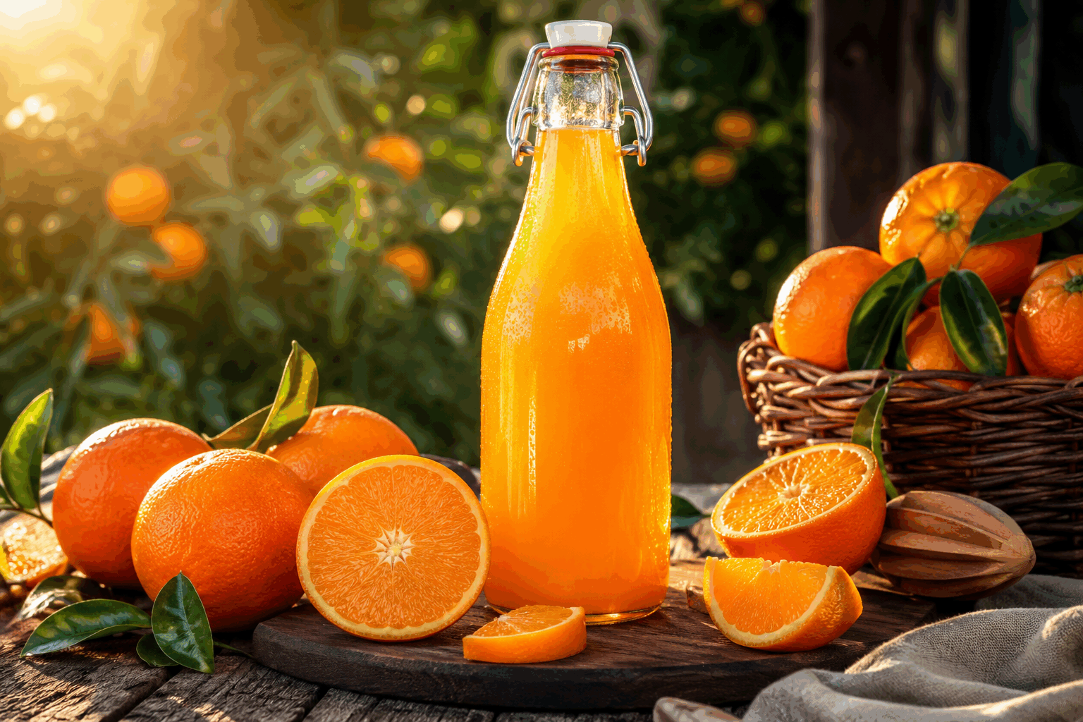 Sirop de clémentines maison en 5 minutes : la douceur de l’hiver à portée de main 🍊✨ Description Ce sirop de clémentines est une douceur fruitée et parfumée, parfaite pour égayer les boissons d’hiver. Rapide à préparer, il offre un délicieux goût sucré et acidulé qui rappelle les saveurs ensoleillées de la clémentine. Idéal pour napper des desserts, aromatiser des cocktails ou réchauffer les après-midis froids. Informations Temps de préparation : 5 minutes Temps de cuisson : 5 minutes Nombre de portions : environ 250 ml de sirop Difficulté : Facile Ingrédients Pour le sirop 200 ml de jus de clémentines fraîchement pressé (environ 6 à 8 clémentines) 150 g de sucre en poudre 100 ml d’eau 1 cuillère à soupe de miel (facultatif, pour plus de douceur) Quelques zestes de clémentine (bio de préférence) 1 petit bâton de cannelle (optionnel) Préparation Dans une casserole, verse l’eau, le sucre, le miel et les zestes de clémentine. Fais chauffer doucement à feu moyen en remuant jusqu’à dissolution complète du sucre. Ajoute le jus de clémentines fraîchement pressé et le bâton de cannelle. Porter à ébullition, puis réduire le feu et laisse mijoter doucement 3 à 5 minutes pour que le mélange épaississe légèrement. Retire la casserole du feu, ôte le bâton de cannelle et laisse refroidir. Filtre le sirop à l’aide d’une passoire fine pour enlever les zestes. Verse le sirop dans une bouteille ou un bocal propre et laisse refroidir avant de réfrigérer. Astuces Utilise des clémentines bio pour éviter les pesticides sur les zestes si tu ne pèles pas la fruit entièrement. Conserve le sirop au réfrigérateur dans un récipient hermétique jusqu’à 2 semaines. Pour un goût plus intense, laisse macérer quelques heures les zestes dans le sirop avant de filtrer. Ce sirop peut être dilué dans de l’eau pétillante pour créer une boisson rafraîchissante et naturelle. Service Serre ce sirop en accompagnement de desserts comme une panna cotta, des crêpes ou un fromage blanc. Il est aussi délicieux dans les boissons chaudes (thé, vin chaud) ou froides (eau gazeuse, cocktails). Parfait pour apporter une touche scintillante et vitaminée aux fêtes de fin d’année ou simplement pour égayer ton quotidien.