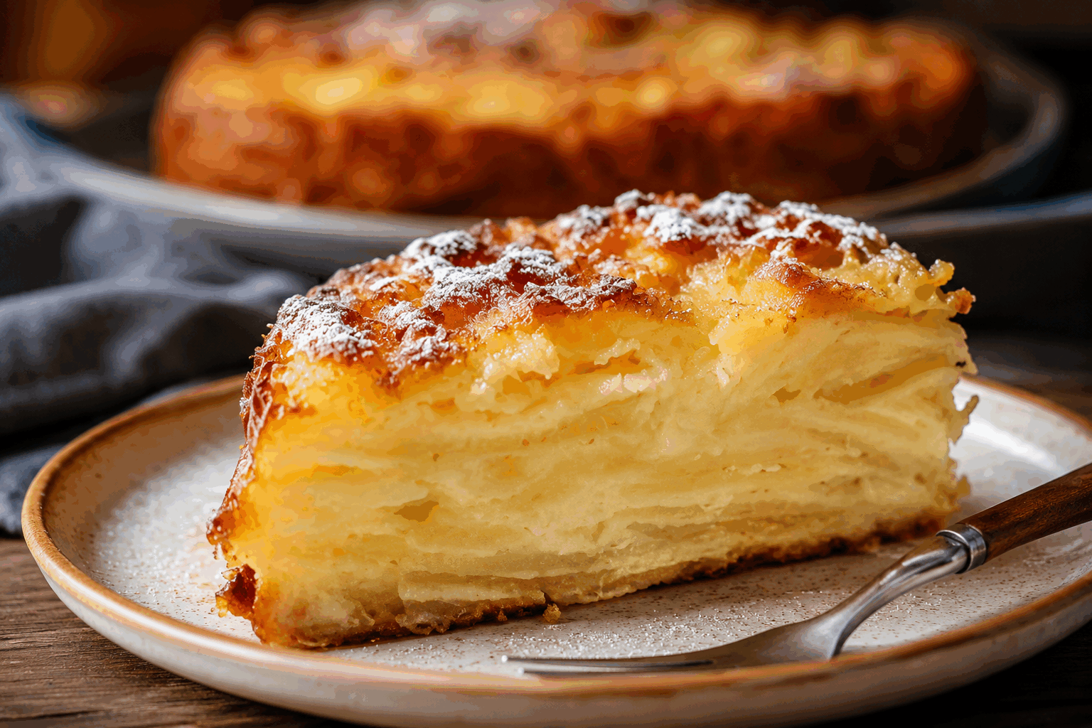 Tarte aux pommes ultra crémeuse avec plus de fruits que de pâte, un vrai régal 😍