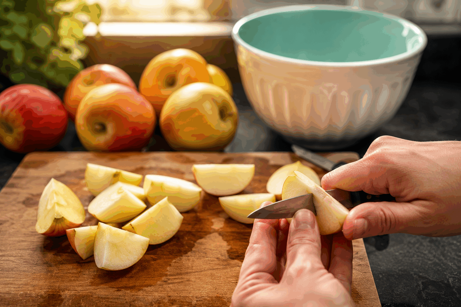Un dessert aux pommes en 3 ingrédients : prêt en 5 minutes et ultra sain 🍎👌 Description Ce dessert simple et rapide met en valeur la saveur naturelle des pommes grâce à une préparation minimaliste. Idéal pour une pause gourmande saine, il se prépare en seulement 5 minutes avec des ingrédients du quotidien. Léger et goûteux, il convient parfaitement aux amateurs de desserts naturels et peu sucrés. Informations Temps de préparation : 5 minutes Temps de cuisson : 10 minutes Nombre de portions : 2 personnes Difficulté : Facile Ingrédients Pour le dessert 2 pommes moyennes (idéalement bio) 2 cuillères à soupe de miel liquide 1 cuillère à café de cannelle en poudre Préparation Lave et épluche les pommes, puis coupe-les en fines tranches. Dépose les tranches dans une poêle antiadhésive chauffée à feu moyen. Arrose les pommes avec le miel et saupoudre la cannelle uniformément. Laisse cuire doucement pendant environ 10 minutes, en remuant régulièrement, jusqu’à ce que les pommes soient fondantes et légèrement caramélisées. Sers tiède, éventuellement avec un yaourt nature ou quelques amandes effilées pour plus de croquant. Astuces Choisis des pommes fermes comme la Gala ou la Pink Lady pour qu’elles gardent un peu de texture à la cuisson. Remplace le miel par du sirop d’érable pour une version vegan tout aussi savoureuse. Ajoute une pointe de vanille en poudre pour varier les arômes. Pour un dessert plus frais, laisse refroidir puis sers avec une boule de glace vanille. Service Présente ce dessert dans des petits bols transparents pour valoriser sa jolie couleur dorée. Il se déguste aussi bien en goûter qu’en dessert léger après un repas copieux. Accompagne-le éventuellement d’un thé vert ou d’une infusion fruitée pour une pause saine et réconfortante.