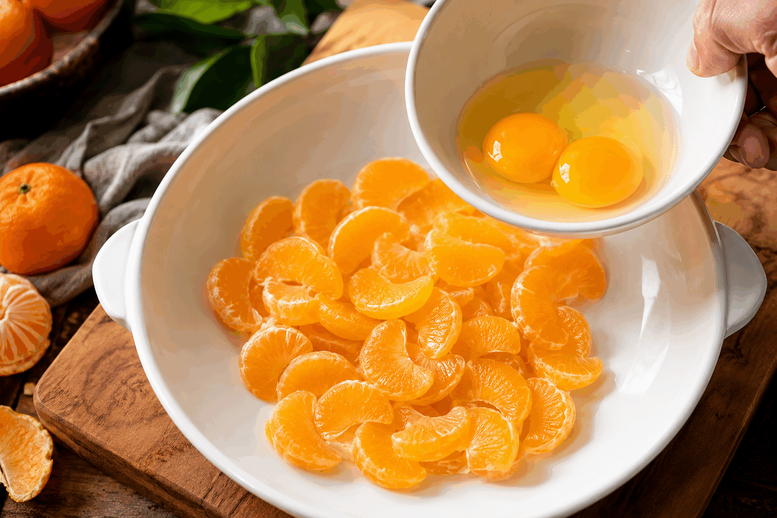 Un gâteau moelleux aux mandarines en 5 minutes, le dessert qui séduit tout le monde 🍊✨ Description Ce gâteau moelleux aux mandarines se prépare rapidement et développe un goût frais et fruité, parfait pour une pause gourmande express. Sa texture légère et fondante séduit petits et grands, idéal pour un dessert improvisé ou un goûter convivial. Simple et rapide, il sublime la douceur acidulée des mandarines à chaque bouchée. Informations Temps de préparation : 5 minutes Temps de cuisson : 25 minutes Nombre de portions : 6 personnes Difficulté : Facile Ingrédients Pour le gâteau 150 g de farine 100 g de sucre 1 sachet de levure chimique (environ 11 g) 2 œufs 80 ml d’huile neutre (tournesol ou colza) 100 ml de lait 3 mandarines (zestes et jus) 1 pincée de sel Préparation Préchauffe le four à 180°C (th. 6). Lave soigneusement les mandarines. Râpe finement les zestes de deux mandarines en évitant la partie blanche qui est amère. Presser les mandarines pour en extraire le jus et réserve-le. Dans un saladier, bats les œufs avec le sucre jusqu’à ce que le mélange blanchisse et devienne mousseux. Ajoute l’huile, le lait, le jus des mandarines et les zestes. Mélange bien pour homogénéiser. Incorpore la farine tamisée avec la levure et la pincée de sel en plusieurs fois, mélange délicatement pour éviter les grumeaux. Verse la pâte dans un moule à cake ou un moule rond préalablement huilé ou chemisé de papier cuisson. Enfourne pour 25 minutes environ. Vérifie la cuisson en plantant un cure-dent au centre; il doit ressortir sec. Laisse tiédir avant de démouler. Astuces Utilise des mandarines bien sucrées et juteuses pour un goût optimal. Ne mélange pas trop la pâte après ajout de la farine pour garder un gâteau léger et moelleux. Pour gagner encore plus de temps, prépare ce gâteau dans des moules individuels, ils cuiront plus rapidement. Tu peux décorer le dessus du gâteau avec quelques suprêmes de mandarine pour une présentation élégante. Service Sers ce gâteau moelleux aux mandarines légèrement tiède ou à température ambiante, idéal accompagné d’un thé ou d’un café. Il convient parfaitement pour un dessert léger après un repas ou comme gourmandise au goûter. Présente-le sur une assiette avec quelques quartiers de mandarine fraîche pour un effet coloré et rafraîchissant.