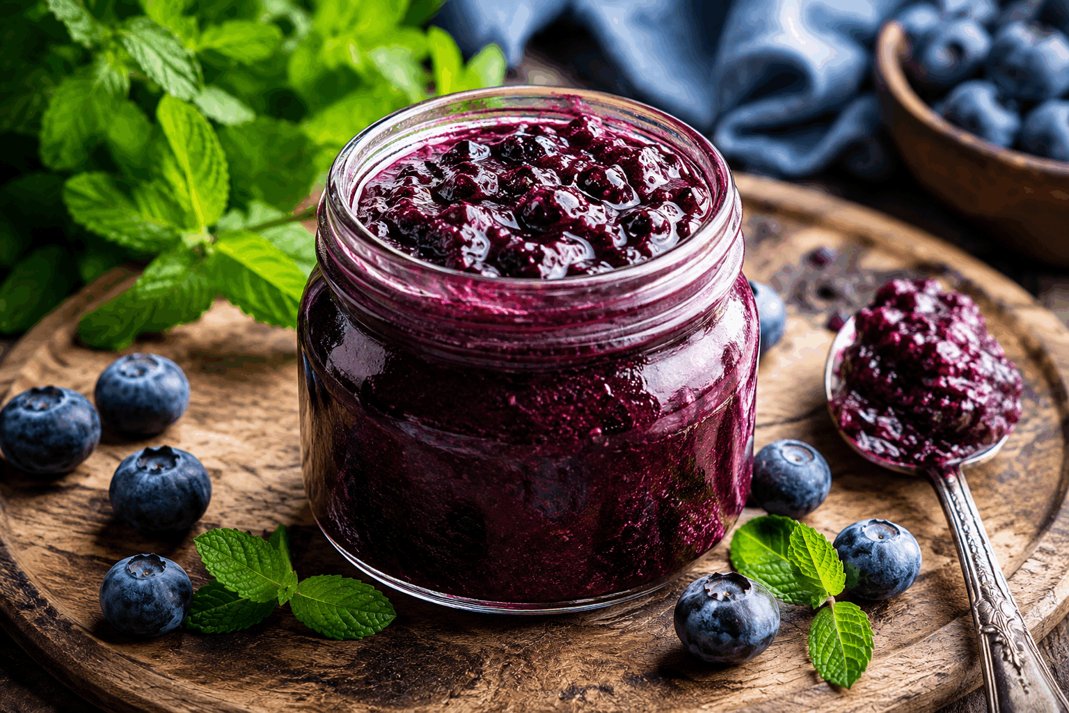 Une confiture de myrtilles sans cuisson et sans graines en 5 minutes, c’est magique ! 🔥 Description Cette confiture de myrtilles express est une préparation simple et rapide, sans cuisson, idéale pour conserver toute la fraîcheur et la jolie couleur des fruits. Son secret ? Une texture lisse sans graines, parfaite pour napper vos tartines, yaourts ou desserts en seulement 5 minutes. Un incontournable gourmand à réaliser à tout moment de l'année pour profiter pleinement du goût intense des myrtilles. Informations Temps de préparation : 5 minutes Temps de cuisson : 0 minute Nombre de portions : 4 à 6 portions Difficulté : Facile Ingrédients Pour la confiture 300 g de myrtilles fraîches ou surgelées 80 g de sucre de canne blond 1 cuillère à soupe de jus de citron frais 1 cuillère à café de graines de chia (facultatif, pour l’épaisseur) Préparation Lave soigneusement les myrtilles si elles sont fraîches, puis égoutte-les. Mixe les myrtilles avec le sucre et le jus de citron à l’aide d’un blender ou d’un mixeur plongeant jusqu’à obtenir une purée lisse. Filtre la purée à travers un tamis fin pour retirer les graines et obtenir une texture veloutée. Verse la purée dans un bol, incorpore les graines de chia si vous souhaitez une consistance un peu plus épaisse, puis mélange bien. Laisse reposer la confiture 5 minutes au réfrigérateur pour que les graines de chia gonflent légèrement, ce qui apporte de la tenue sans cuisson. Astuces Choisis des myrtilles bien mûres et parfumées pour un goût optimal. Pour une version encore plus lisse, passe la préparation deux fois au tamis. Tu peux remplacer le sucre de canne par du miel ou du sirop d’agave selon tes préférences. Conserve la confiture au frais dans un récipient hermétique jusqu’à 5 jours. Service Sers cette confiture de myrtilles sans cuisson sur des tartines de pain frais, des pancakes ou encore dans un yaourt nature. Elle accompagne aussi à merveille les fromages blancs et les desserts glacés lors d’un goûter ou d’un petit-déjeuner gourmand. Un vrai bonheur fruité à partager rapidement !