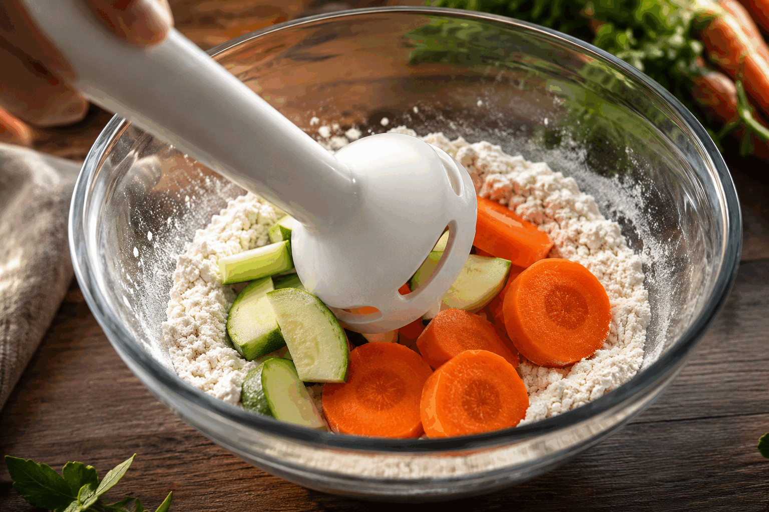 Une galette carotte-courgette rapide et légère en 5 minutes, vous allez adorer ! 🔥 Description Cette galette carotte-courgette est une recette simple, rapide et saine qui allie la douceur de la carotte à la fraîcheur de la courgette. Légère et savoureuse, elle se cuisine en seulement 5 minutes, idéale pour un repas léger ou un encas gourmand. Parfaite pour toutes les occasions où vous souhaitez manger équilibré sans compromettre le plaisir gustatif. Informations Temps de préparation : 3 minutes Temps de cuisson : 5 minutes Nombre de portions : 2 galettes Difficulté : Facile Ingrédients Pour les galettes 100 g de carottes râpées 100 g de courgettes râpées 1 œuf 30 g de farine de blé (ou farine de pois chiche pour une version sans gluten) 1 gousse d’ail finement hachée 1 cuillère à soupe d’huile d’olive Sel et poivre du moulin Herbes fraîches (persil ou ciboulette), selon goût Préparation Râpe finement les carottes et les courgettes puis presse-les légèrement pour éliminer l’excès d’eau. Dans un saladier, mélange les légumes râpés avec l’œuf, la farine, l’ail haché, le sel, le poivre et les herbes fraîches. Fais chauffer l’huile d’olive dans une poêle antiadhésive à feu moyen. Forme deux galettes avec la préparation en les aplatissant légèrement et dépose-les dans la poêle chaude. Laisse cuire environ 2 à 3 minutes de chaque côté jusqu’à ce qu’elles soient dorées et croustillantes. Égoutte sur du papier absorbant si nécessaire avant de servir. Astuces Pour éviter que la galette ne soit trop humide, presse bien les légumes râpés avant de les mélanger. Tu peux varier les herbes selon la saison ou tes goûts, comme ajouter du basilic ou de la coriandre. Ajoute un peu de fromage râpé dans la préparation pour une texture plus fondante. Si tu n’as pas de farine de blé, la farine de pois chiche ou de sarrasin fonctionnent aussi très bien. Service Servez ces galettes chaudes accompagnées d’une salade verte croquante et d’une sauce au yaourt citronnée pour une touche de fraîcheur. Elles sont parfaites en plat léger pour un déjeuner ou un dîner rapide et peuvent aussi être proposées en apéritif coupées en petits morceaux.