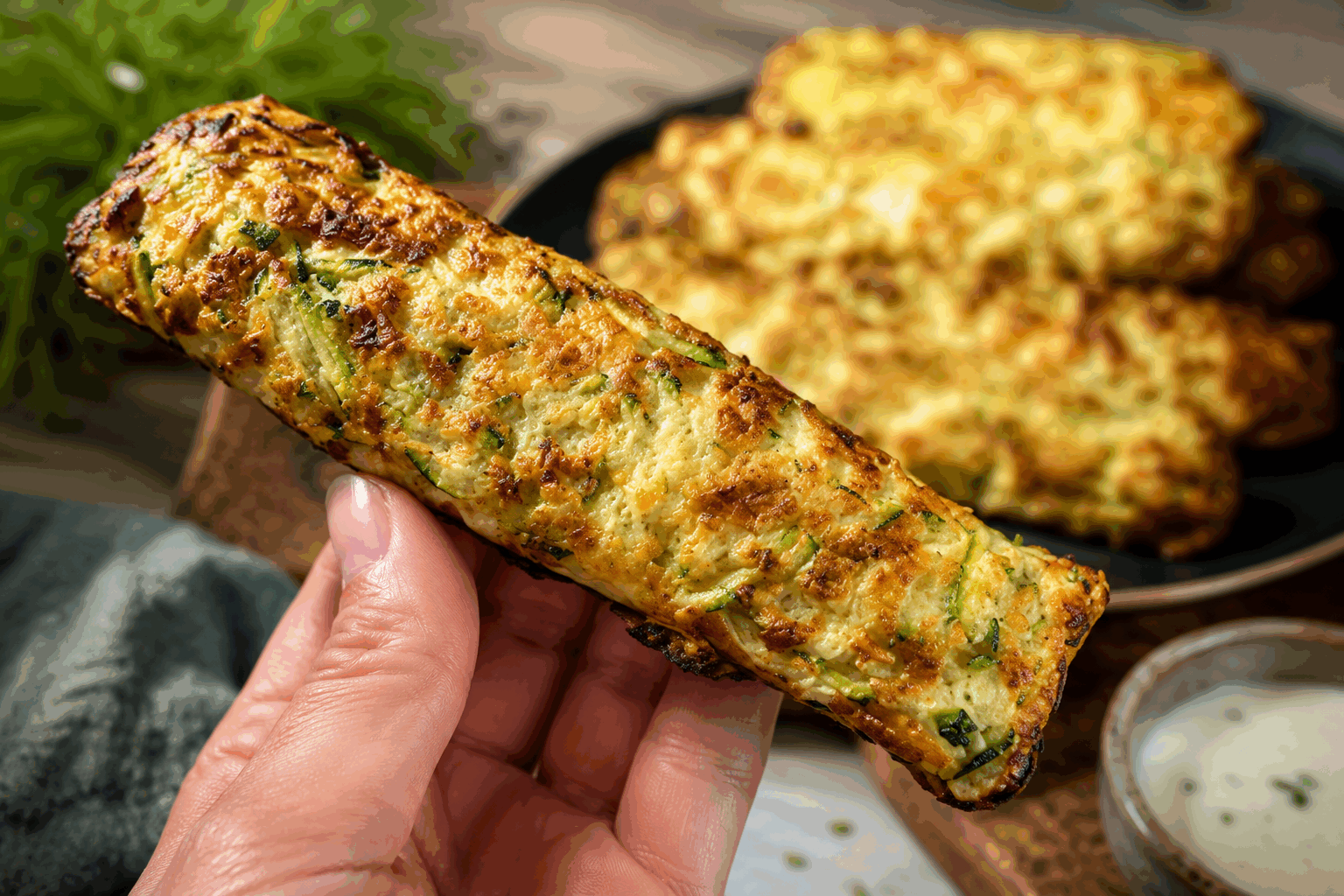 Wraps de courgette en 5 minutes, sans farine et seulement 3 ingrédients à tester vite ! 🔥 Description Ces wraps de courgette sont une alternative légère et fraîche aux tortillas traditionnelles, parfaits pour une collation rapide ou un apéritif sain. Sans farine et réalisés avec seulement trois ingrédients, ils allient la douceur de la courgette à une garniture savoureuse et simple à préparer. Informations Temps de préparation : 5 minutes Temps de cuisson : 0 minute Nombre de portions : 4 wraps Difficulté : Facile Ingrédients Pour les wraps 2 courgettes moyennes 100 g de fromage frais (type ricotta, chèvre frais ou fromage à tartiner nature) 50 g de jambon blanc (ou autre garniture protéinée au choix) Sel et poivre du moulin Un filet d’huile d'olive (optionnel) Préparation Lave les courgettes puis, à l’aide d’une mandoline ou d’un couteau bien aiguisé, tranche-les dans la longueur en fines lamelles d’environ 2 mm d’épaisseur. Dépose une lamelle de courgette à plat sur une planche ou une assiette. Tartine chaque lamelle avec un peu de fromage frais en une fine couche uniforme. Ajoute une demi-tranche de jambon sur le fromage frais, puis assaisonne légèrement de sel et de poivre. Roulez délicatement la courgette garnie pour former un wrap. Répète l’opération avec les autres lamelles jusqu’à obtenir 4 wraps. Pour encore plus de saveur, arrose d’un filet d’huile d’olive avant de servir. Astuces Choisis des courgettes fines et fraîches pour des lamelles souples et faciles à rouler. Si les lamelles sont trop épaisses, elles risquent de casser : utilise une mandoline pour une découpe régulière. Varie la garniture selon tes envies : saumon fumé, poulet grillé ou même des légumes grillés fonctionnent très bien. Tu peux préparer ces wraps à l’avance et les conserver au frais dans du film alimentaire pendant 1 à 2 heures. Service Servez ces wraps frais en entrée légère ou en apéritif accompagné d’une salade verte croquante ou de quelques tomates cerises. Ils sont parfaits lors des beaux jours, ou pour un en-cas sain et rapide à partager entre amis.