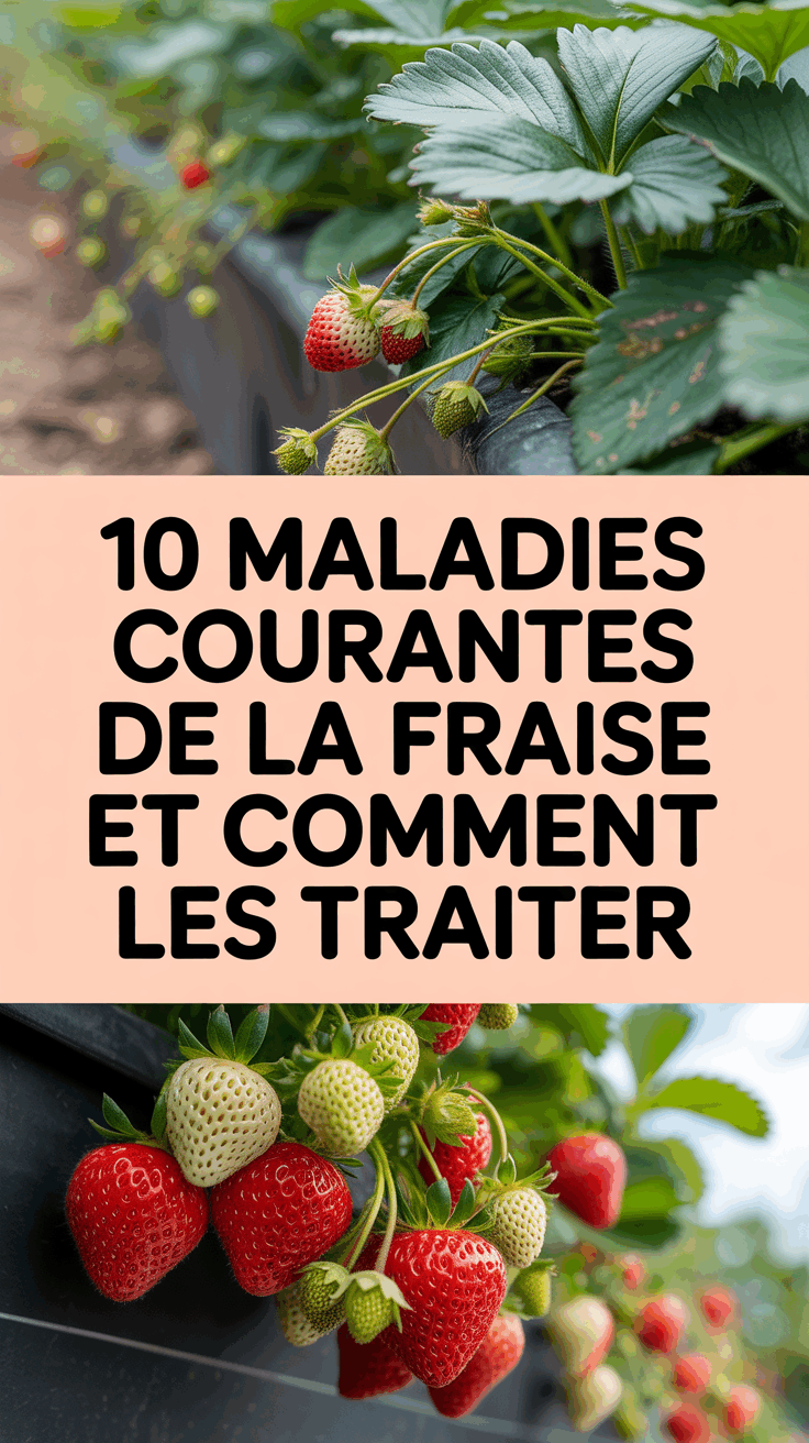 10 maladies courantes de la fraise et comment les traiter