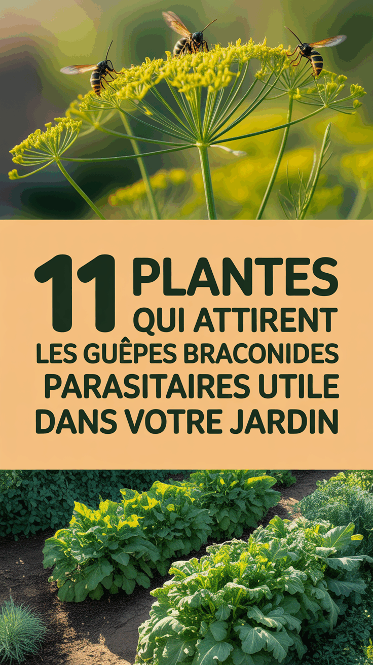 11 Plantes qui Attirent les Guêpes Braconides Parasitaires Utile dans Votre Jardin