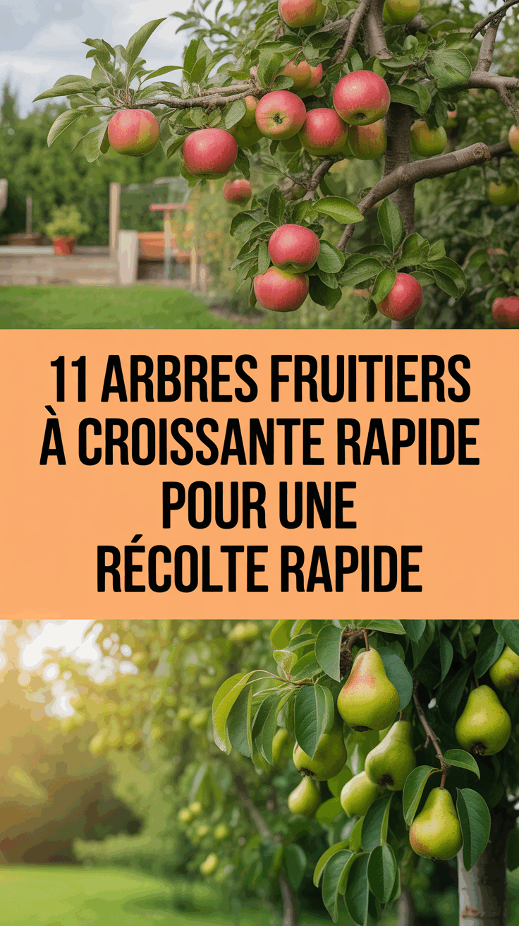 11 arbres fruitiers à croissance rapide pour une récolte rapide