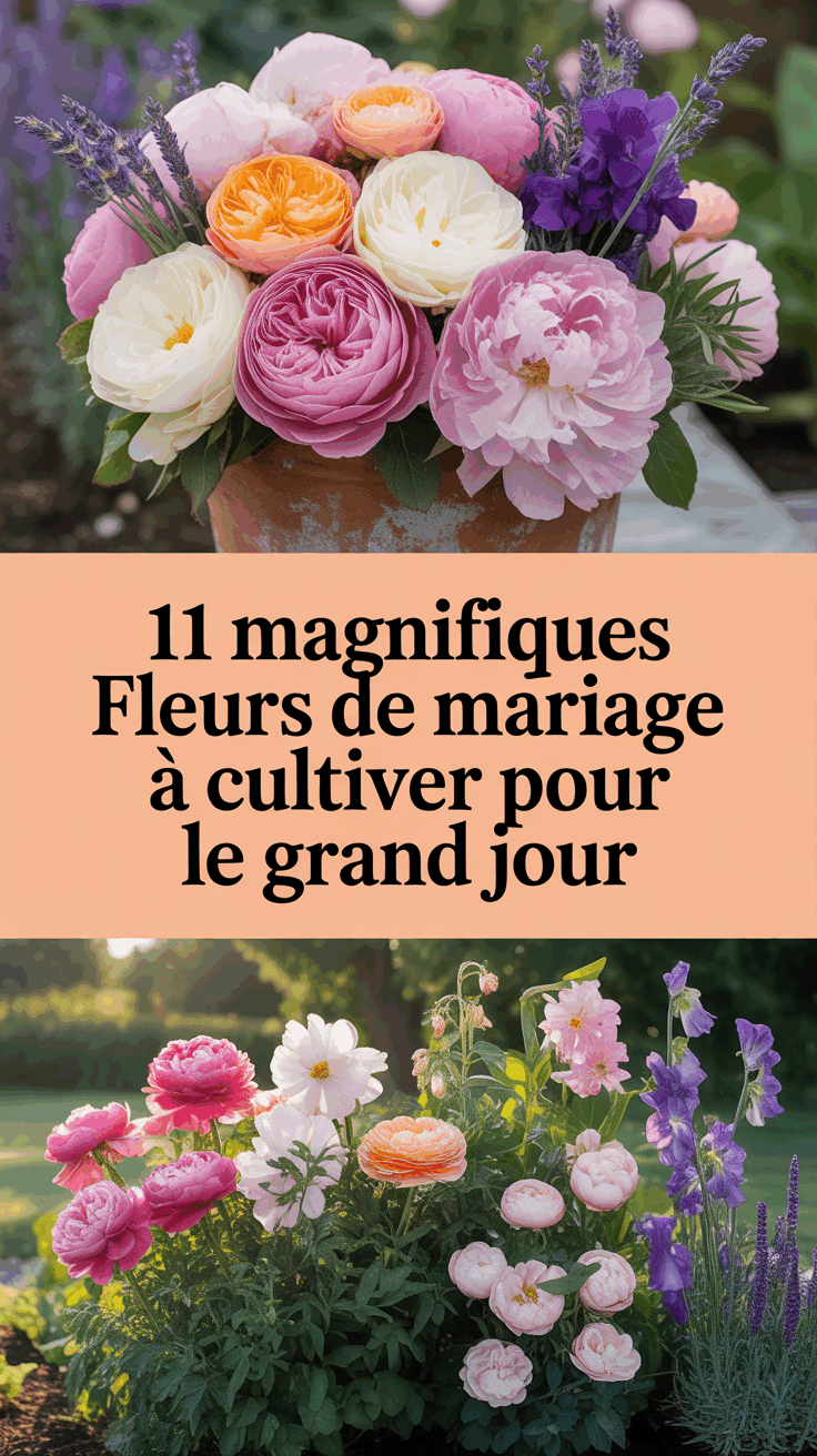 11 magnifiques fleurs de mariage à cultiver pour le grand jour