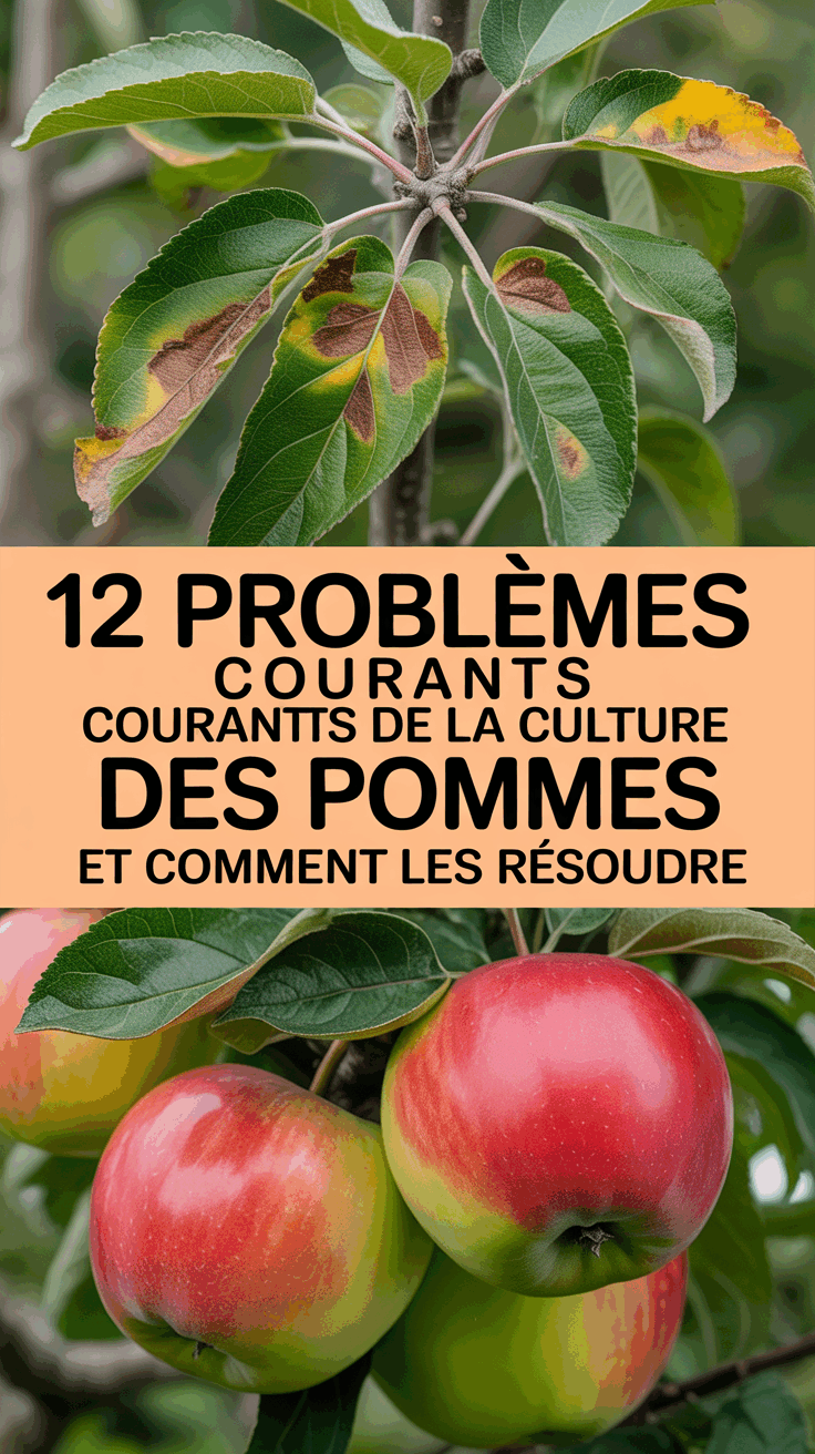 12 problèmes courants lors de la culture des pommes et comment les résoudre