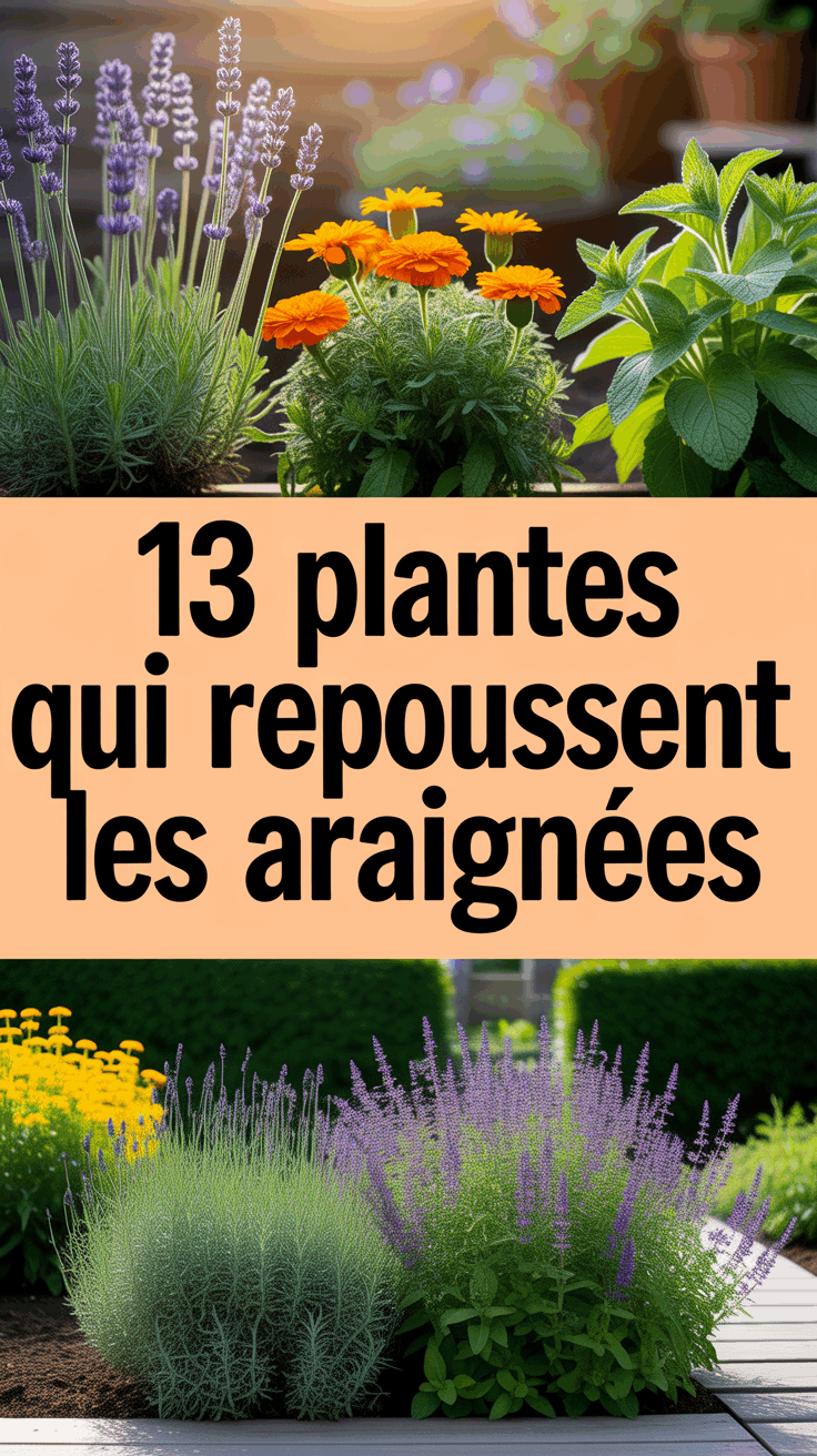 13 Plantes qui repoussent les araignées