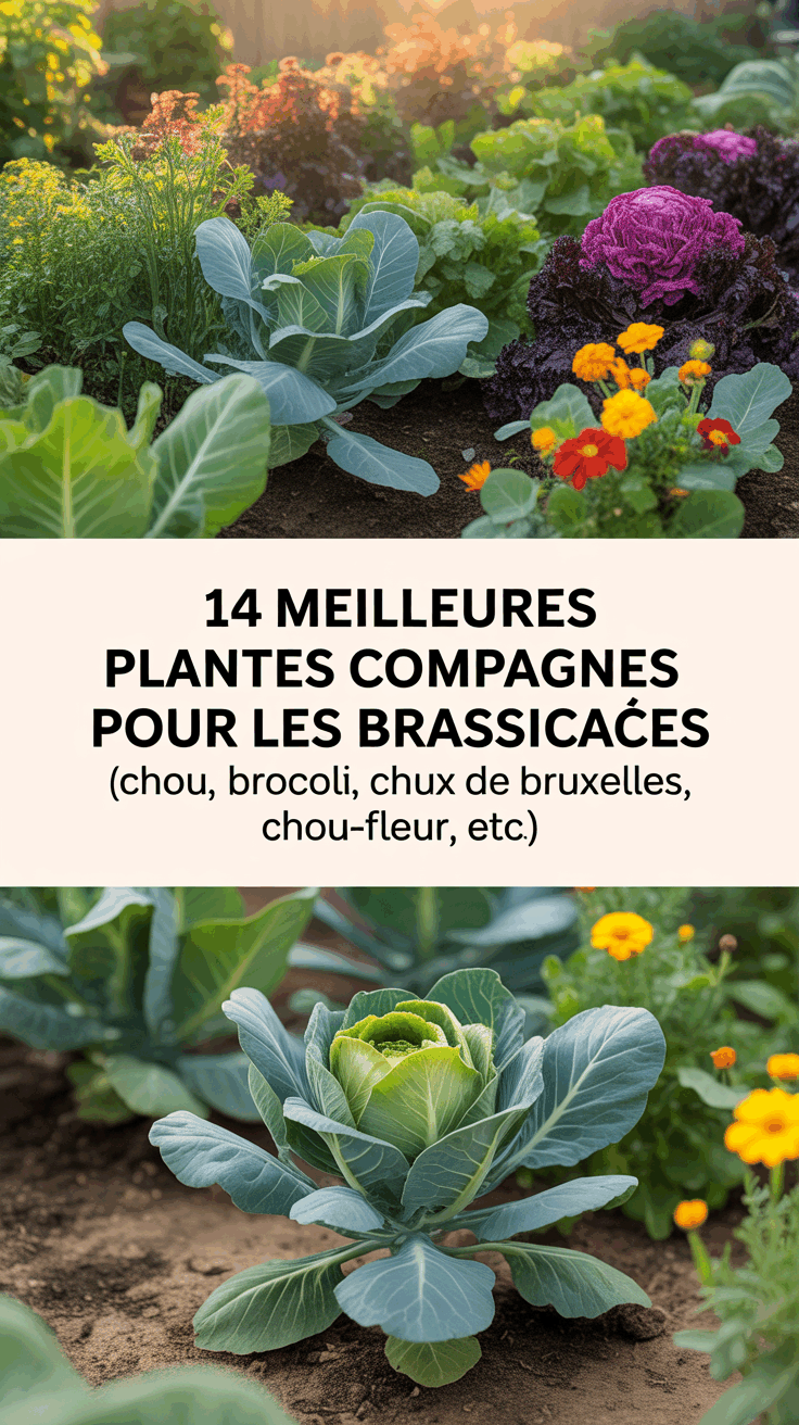 14 Meilleures Plantes Compagnes pour les Brassicacées (Chou, Brocoli, Choux de Bruxelles, Chou-fleur, etc.)