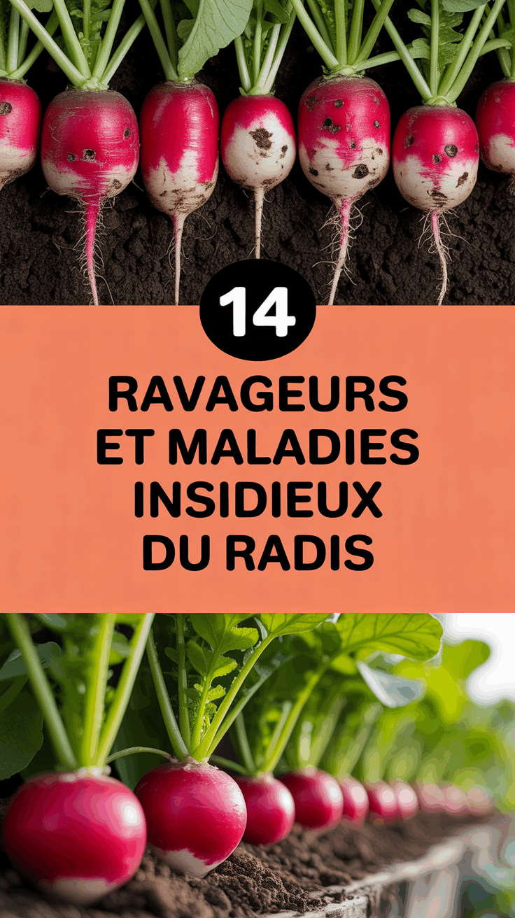 14 Ravageurs et maladies insidieux du radis