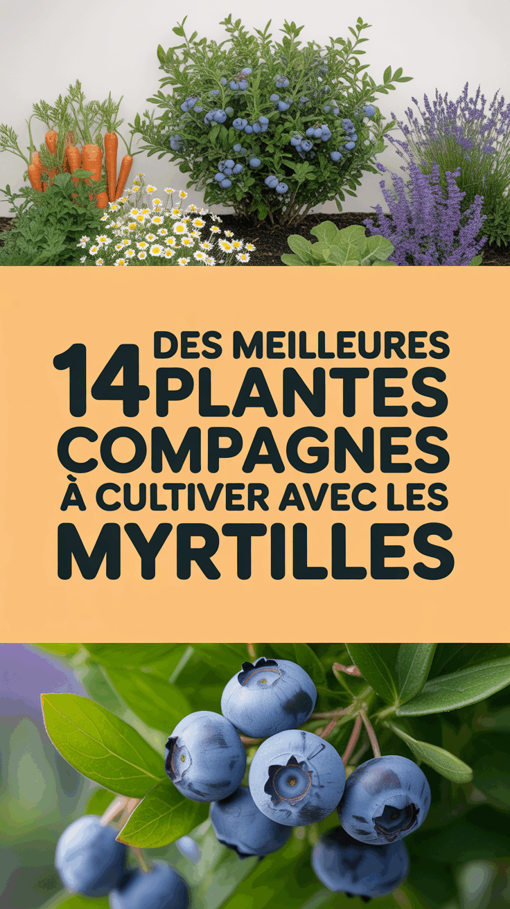 14 des meilleures plantes compagnes à cultiver avec les myrtilles