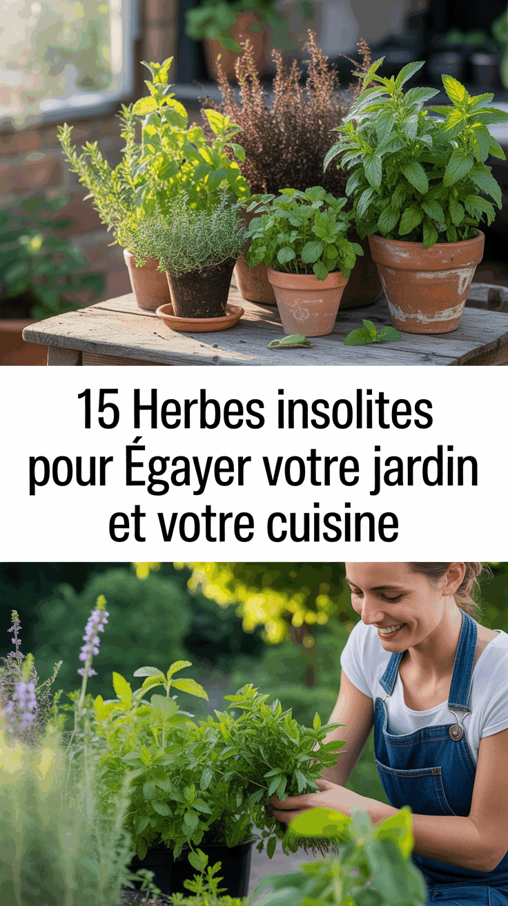 15 Herbes Insolites pour Égayer Votre Jardin et Votre Cuisine