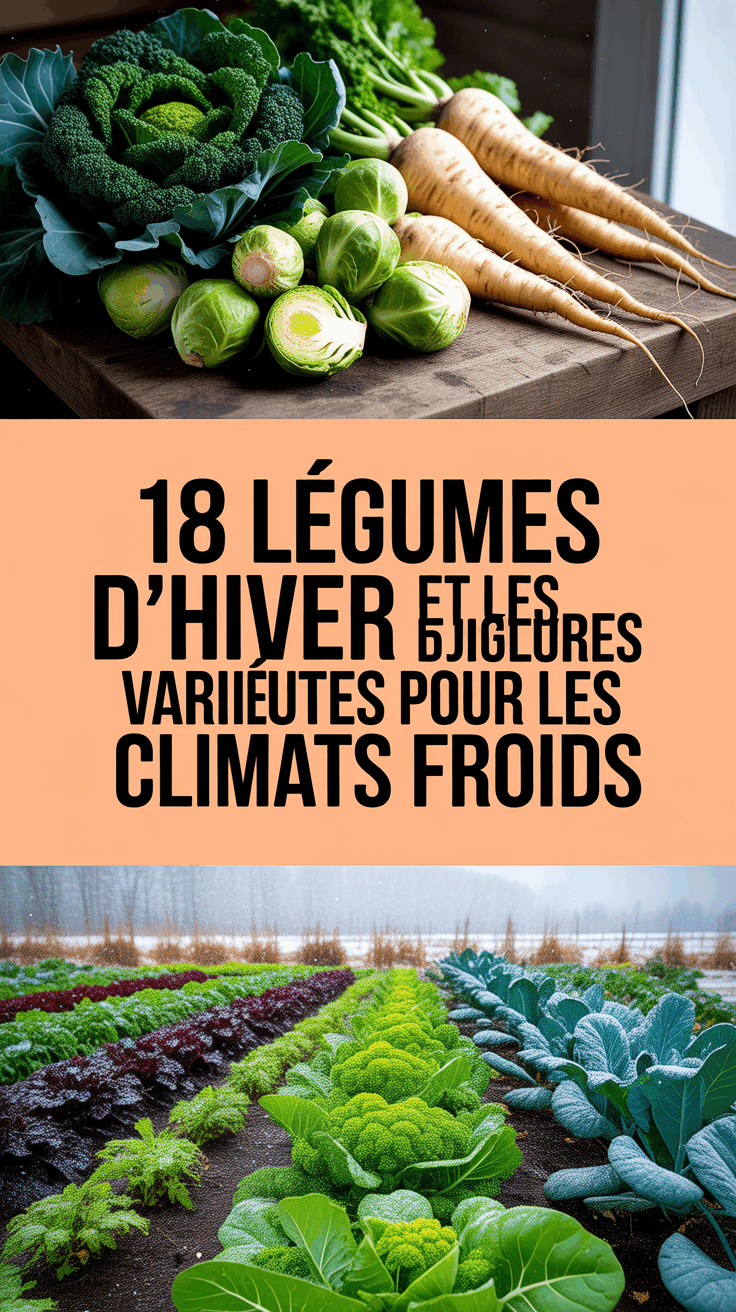 18 légumes d&rsquo;hiver et les meilleures variétés pour les climats froids
