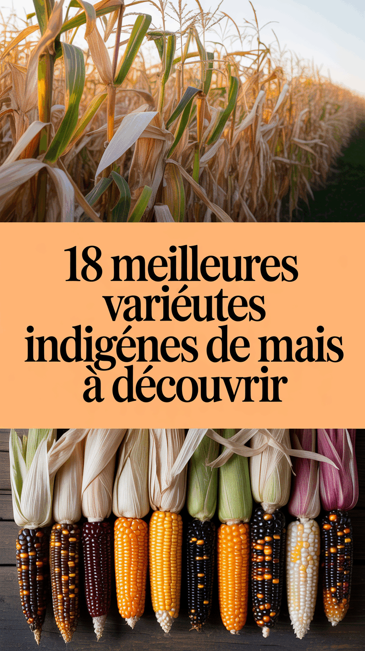 18 meilleures variétés indigènes de maïs à découvrir