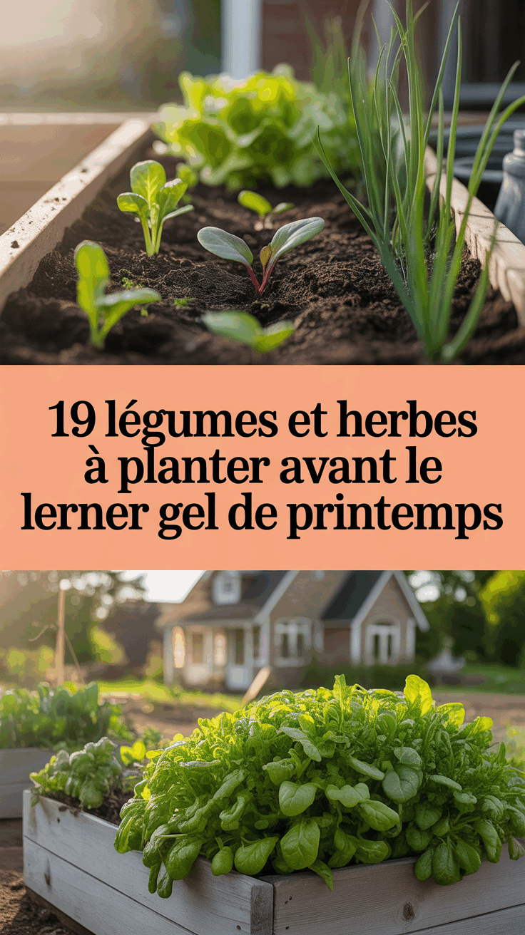 19 légumes et herbes à planter avant le dernier gel de printemps