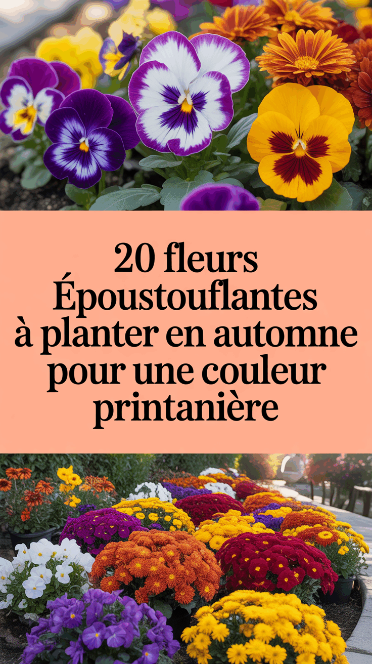 20 Fleurs Époustouflantes à Planter en Automne pour une Couleur Printanière