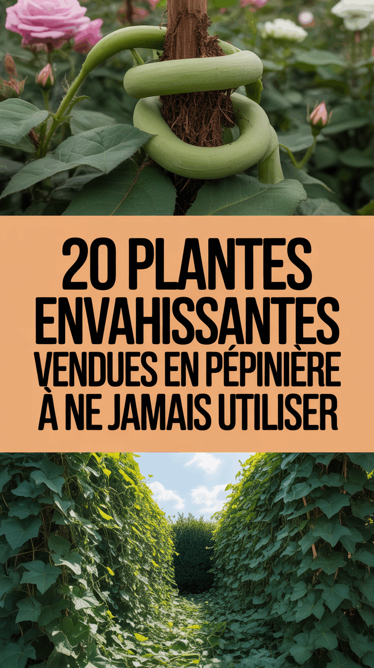 20 plantes envahissantes vendues en pépinière à ne jamais utiliser