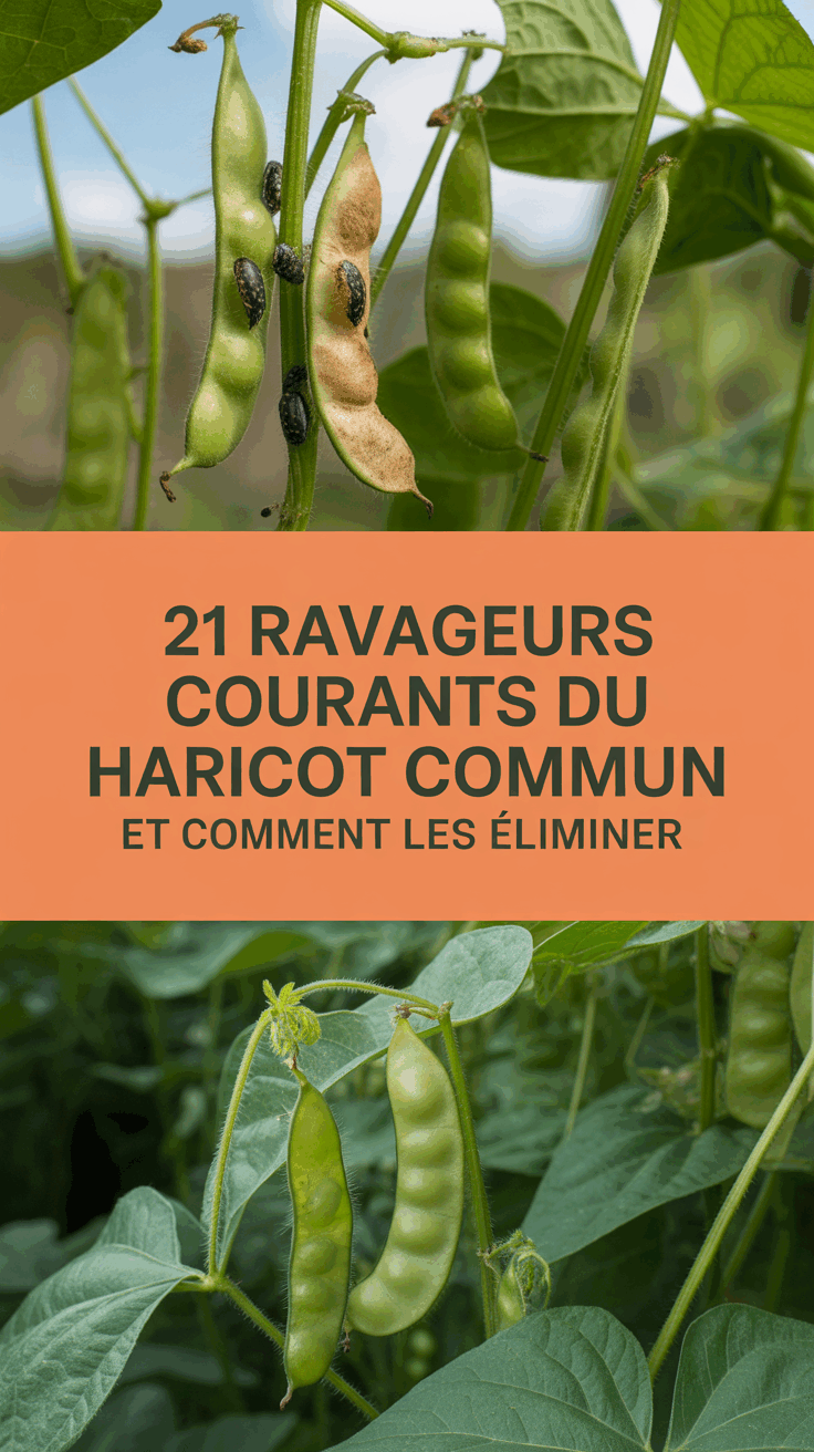 21 Ravageurs Courants du Haricot Commun et Comment les Éliminer