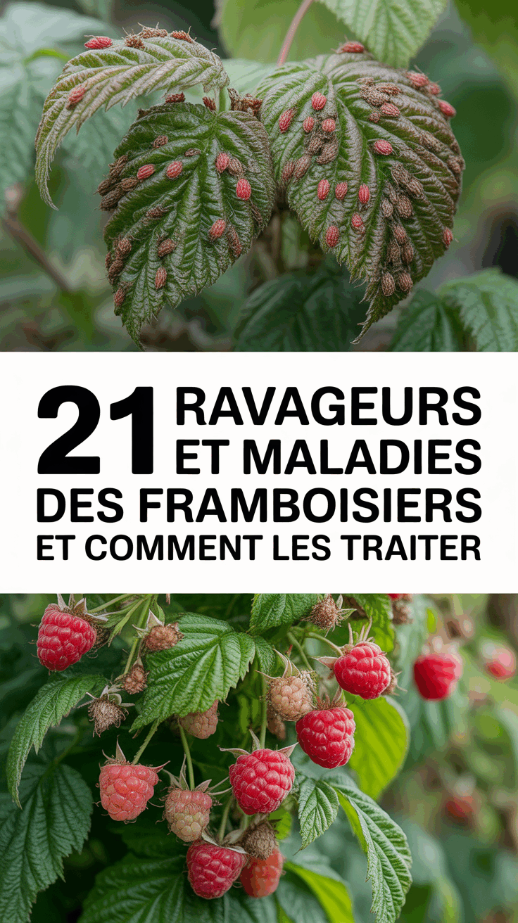 21 Ravageurs et Maladies des Framboisiers et Comment les Traiter