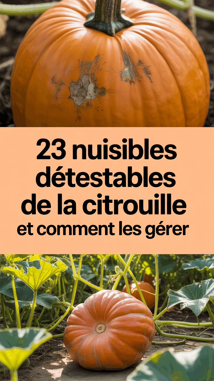 23 Nuisibles Détestables de la Citrouille et Comment les Gérer