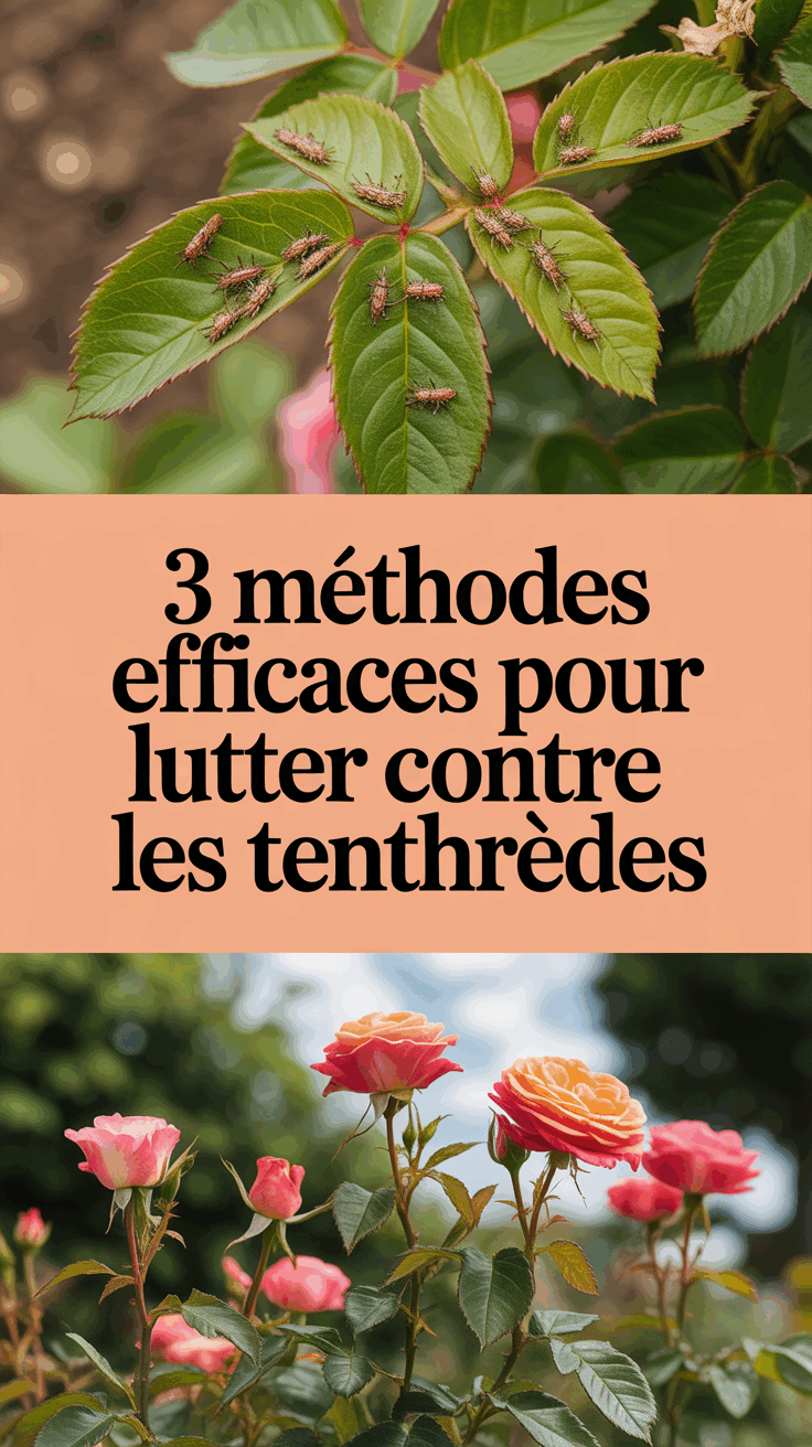 3 méthodes efficaces pour lutter contre les tenthrèdes