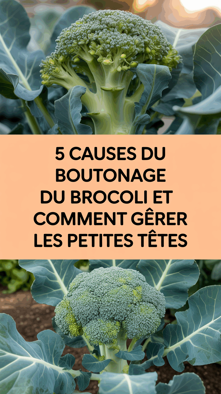 5 causes du boutonage du brocoli et comment gérer les petites têtes