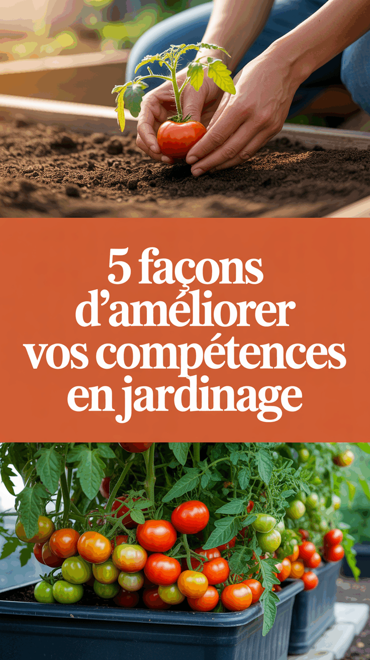5 façons d'améliorer vos compétences en jardinage