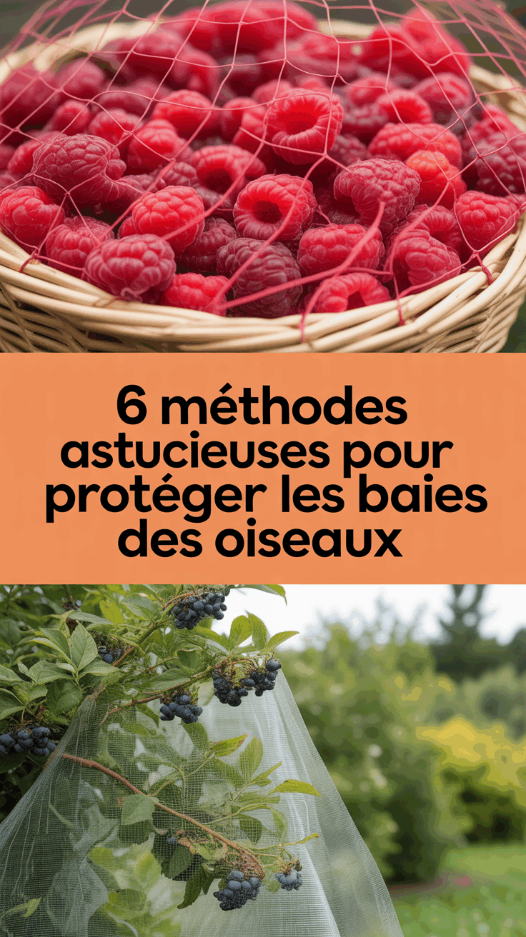 6 Méthodes Astucieuses pour Protéger les Baies des Oiseaux