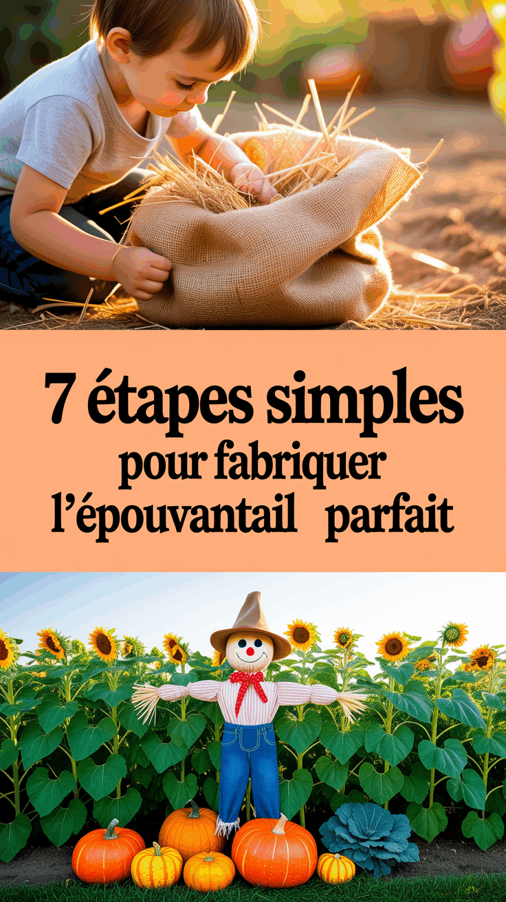 7 étapes simples pour fabriquer l’épouvantail parfait