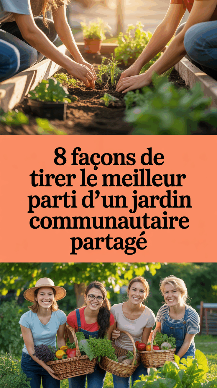 8 façons de tirer le meilleur parti d'un jardin communautaire partagé