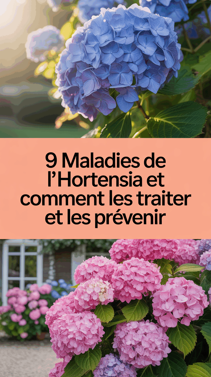 9 maladies de l&rsquo;hortensia et comment les traiter et les prévenir