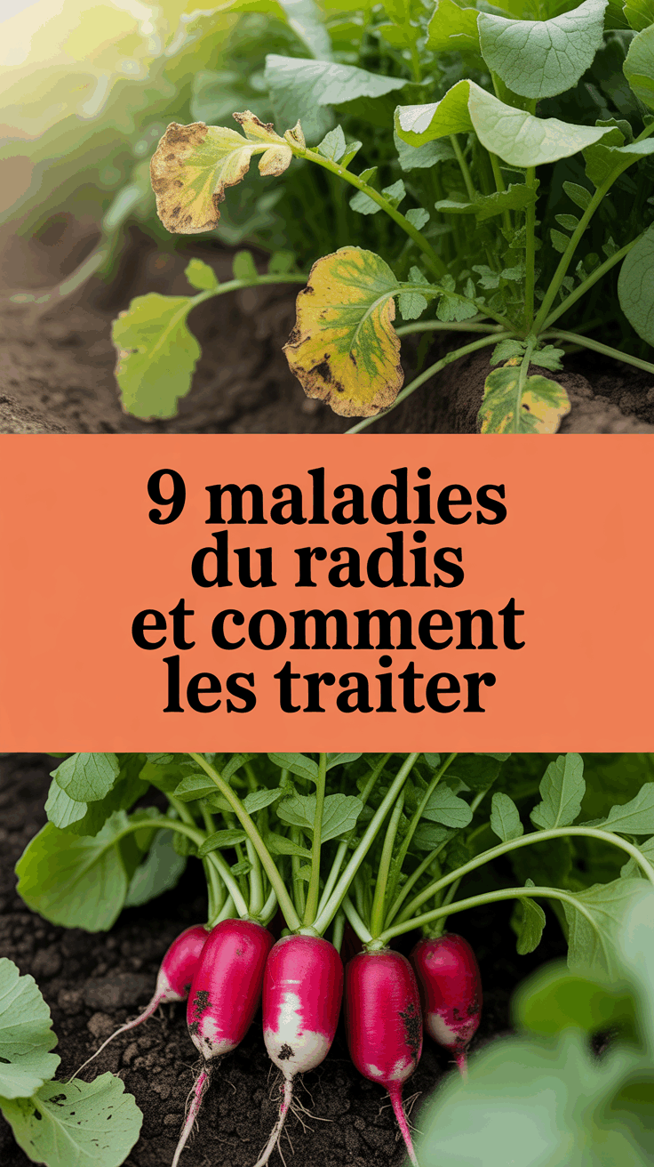 9 maladies du radis et comment les traiter