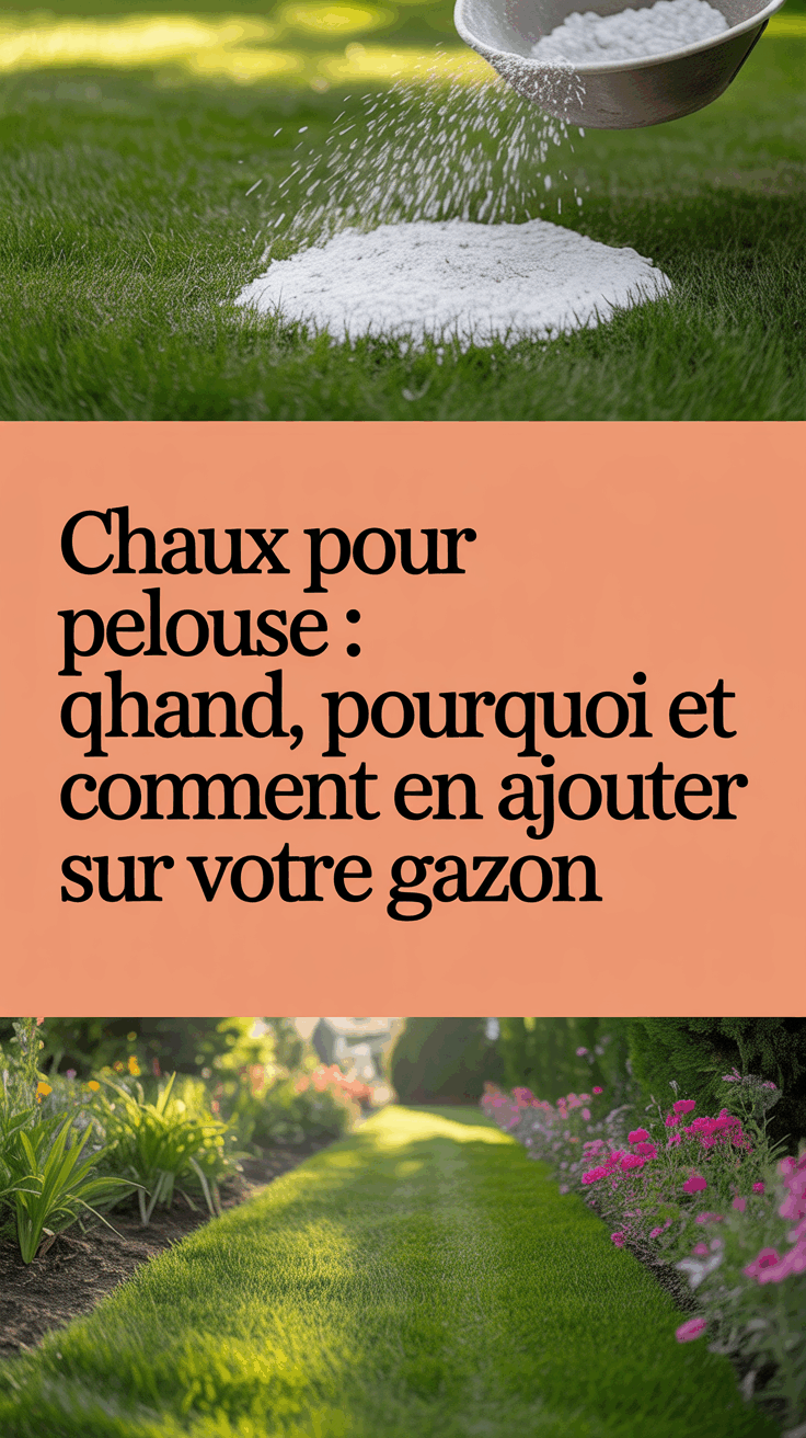 Chaux pour pelouse : quand, pourquoi et comment en ajouter sur votre gazon