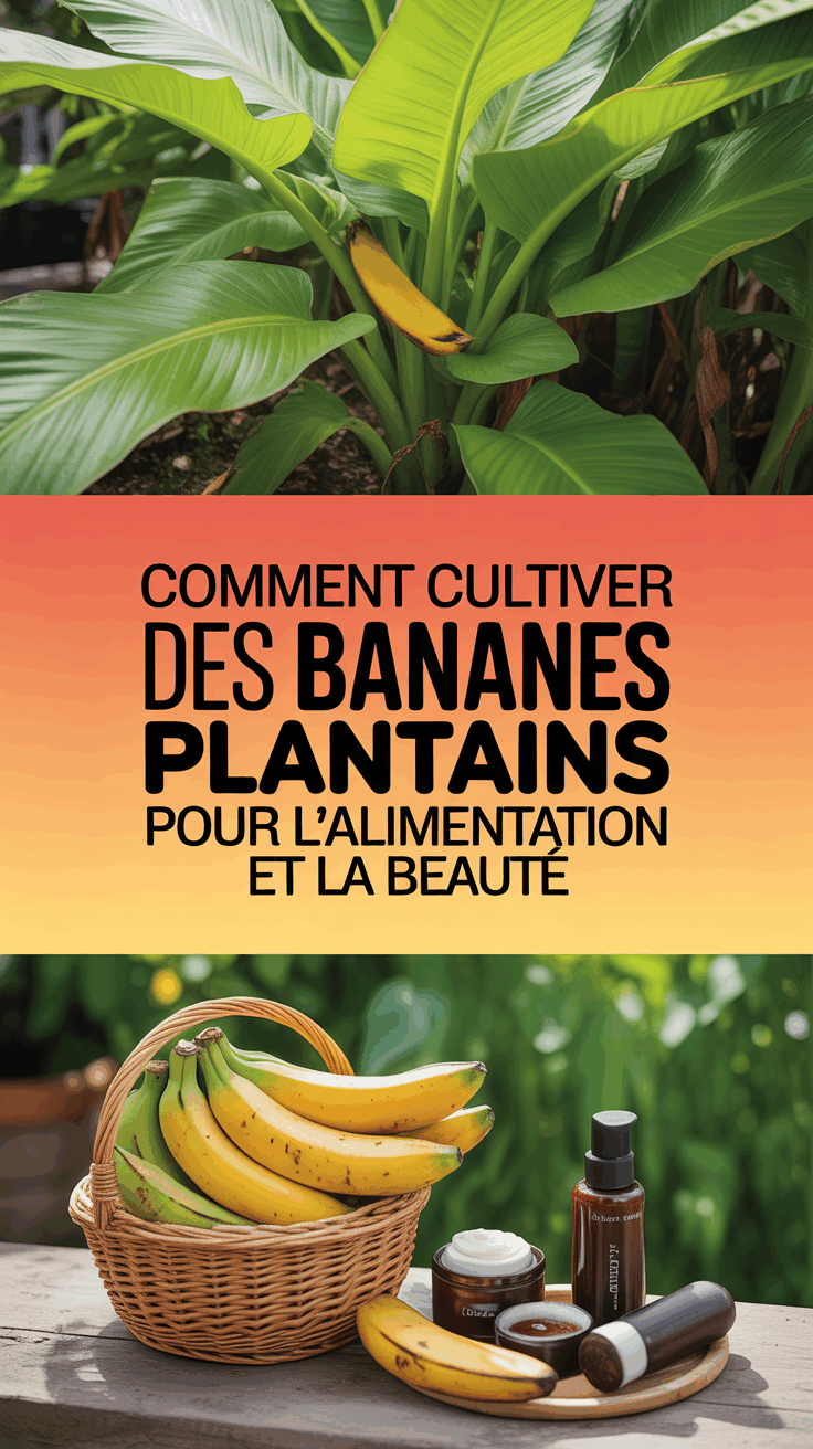Comment Cultiver des Bananes Plantains pour l'Alimentation et la Beauté