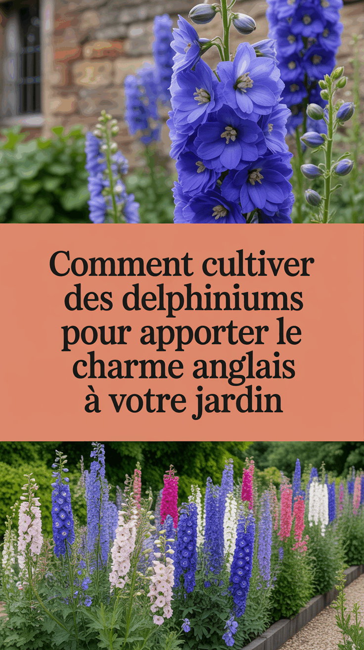 Comment Cultiver des Delphiniums pour Apporter le Charme Anglais à Votre Jardin