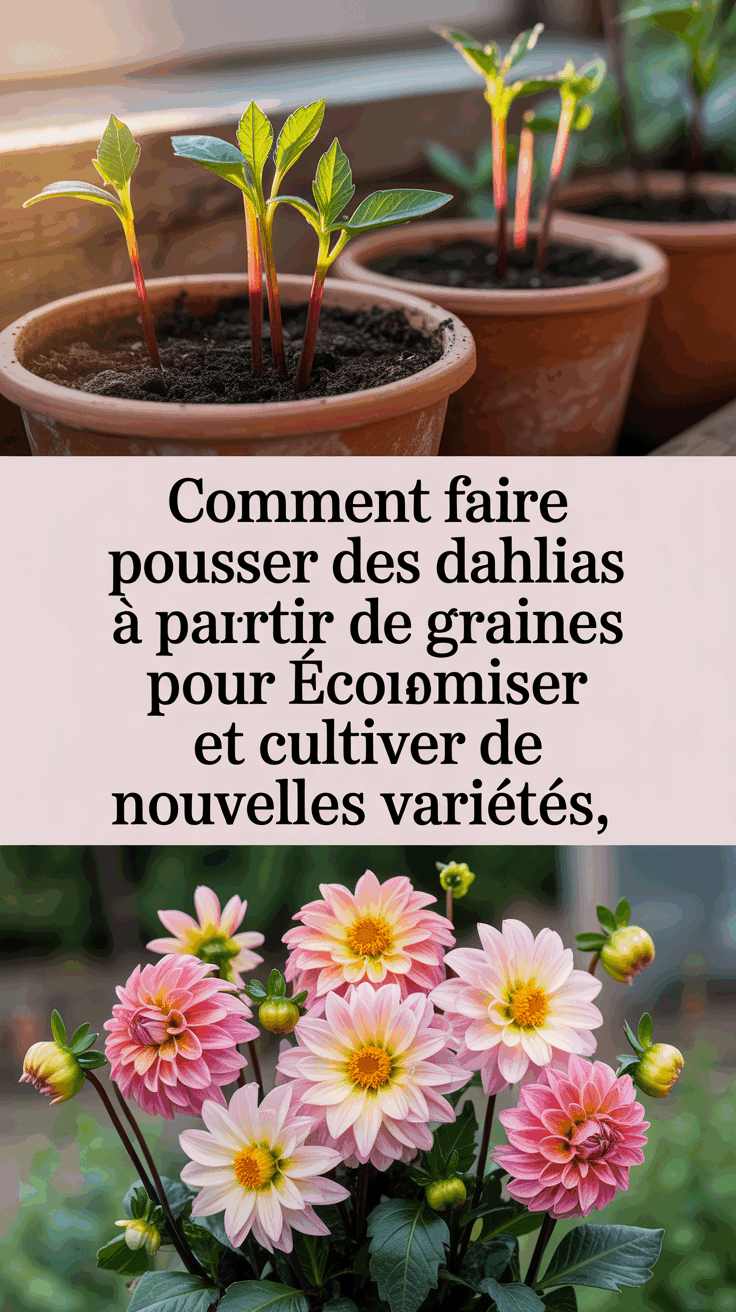 Comment Faire Pousser des Dahlias à Partir de Graines pour Économiser et Cultiver de Nouvelles Variétés