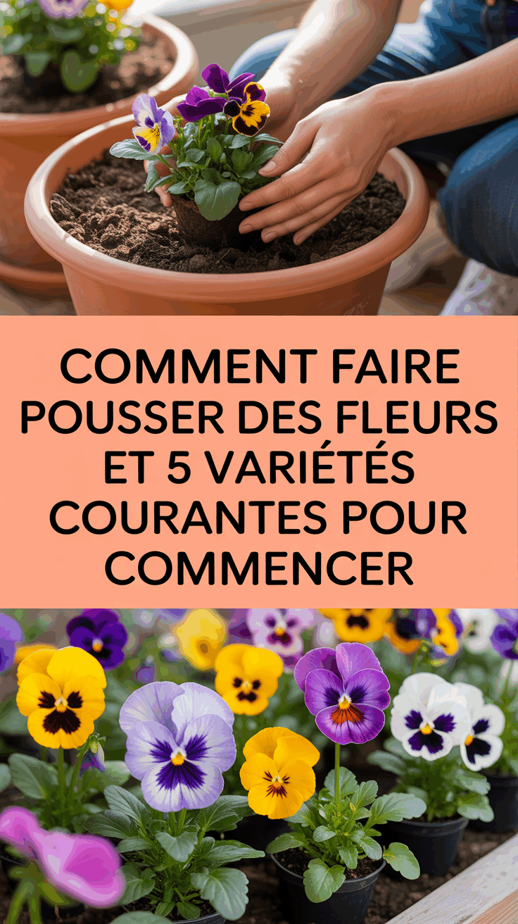 Comment Faire Pousser des Fleurs et 5 Variétés Courantes pour Commencer