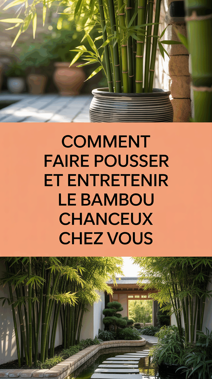 Comment Faire Pousser et Entretenir le Bambou Chanceux Chez Vous