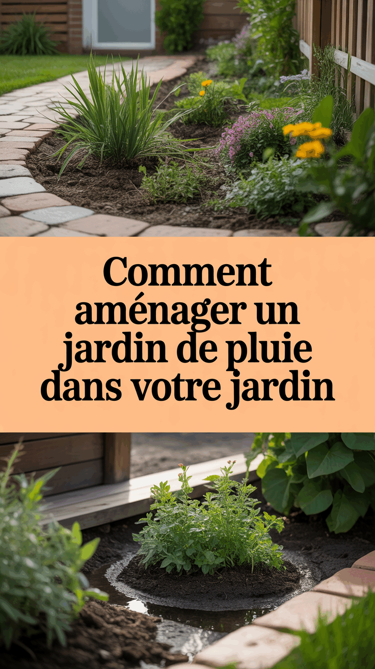 Comment aménager un jardin de pluie dans votre jardin